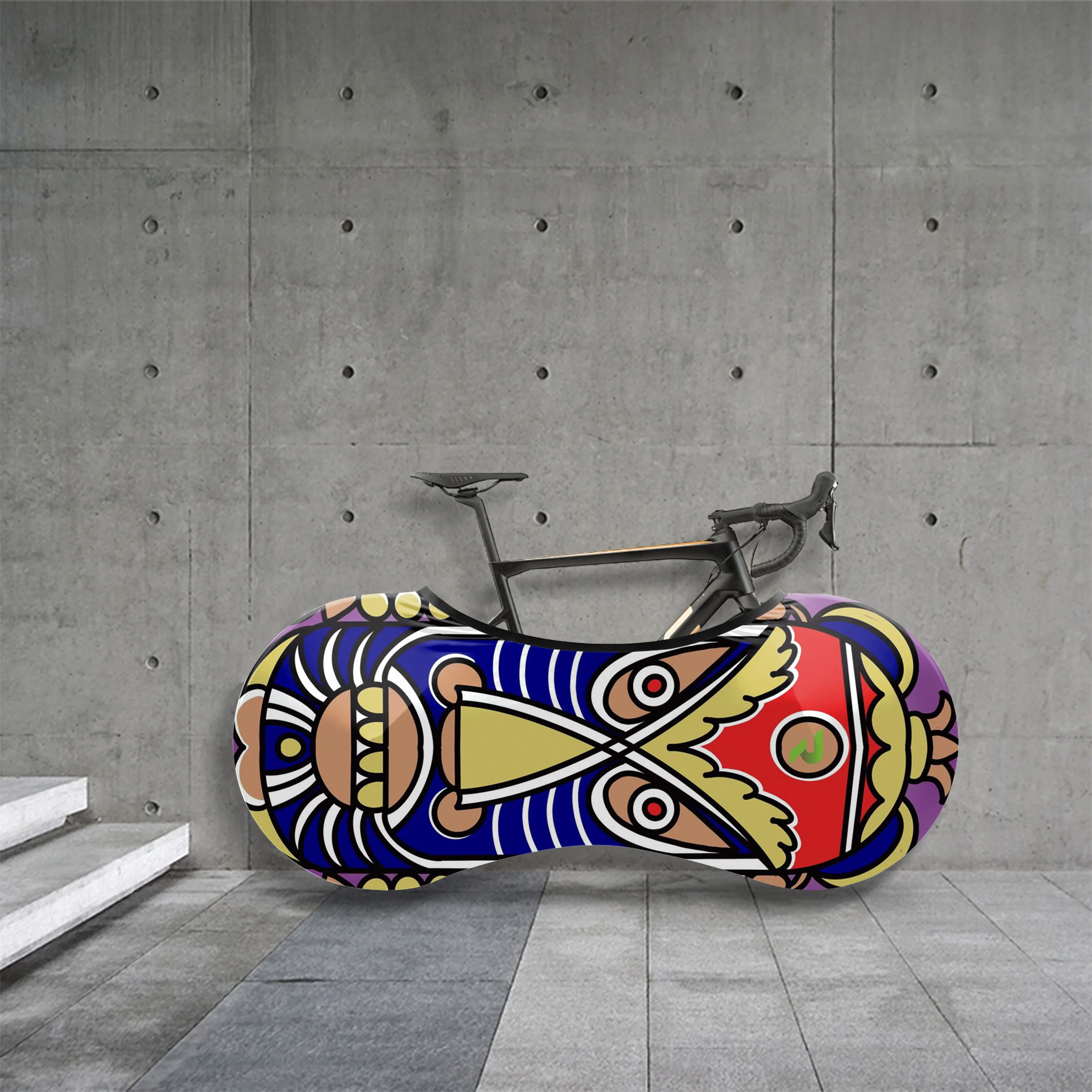 Indian Sheep Herd Diagram Bicycle Wheels Cover - Image 4