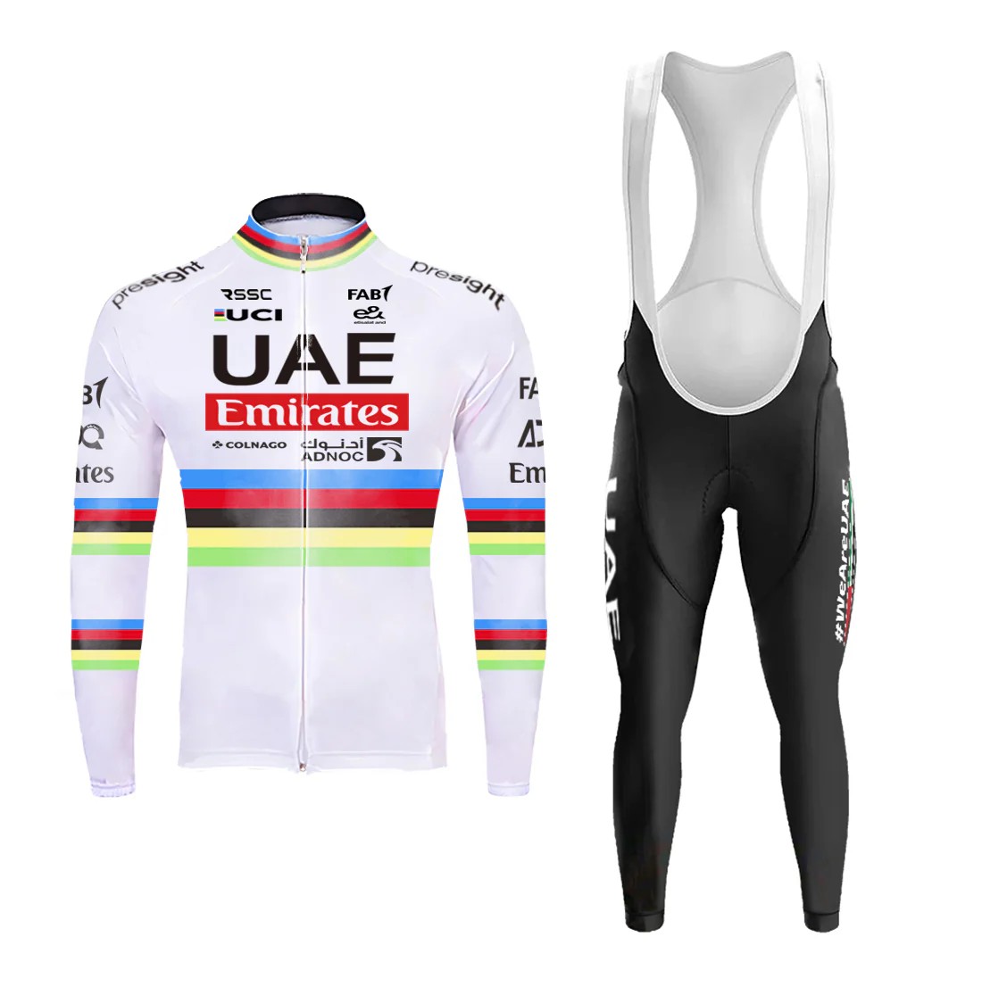 Iridescence Emirates Fleet UAE Men's Long Sleeve Cycling Kit