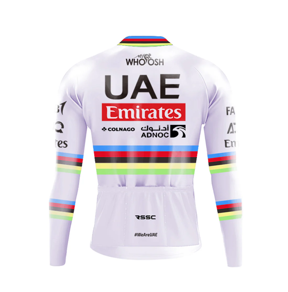 Iridescence Emirates Fleet UAE Men's Long Sleeve Cycling Kit - Image 4