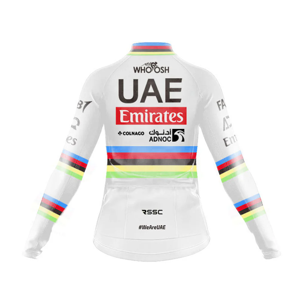 Iridescence Emirates Fleet UAE Women's Long Sleeve Cycling Kit - Image 4