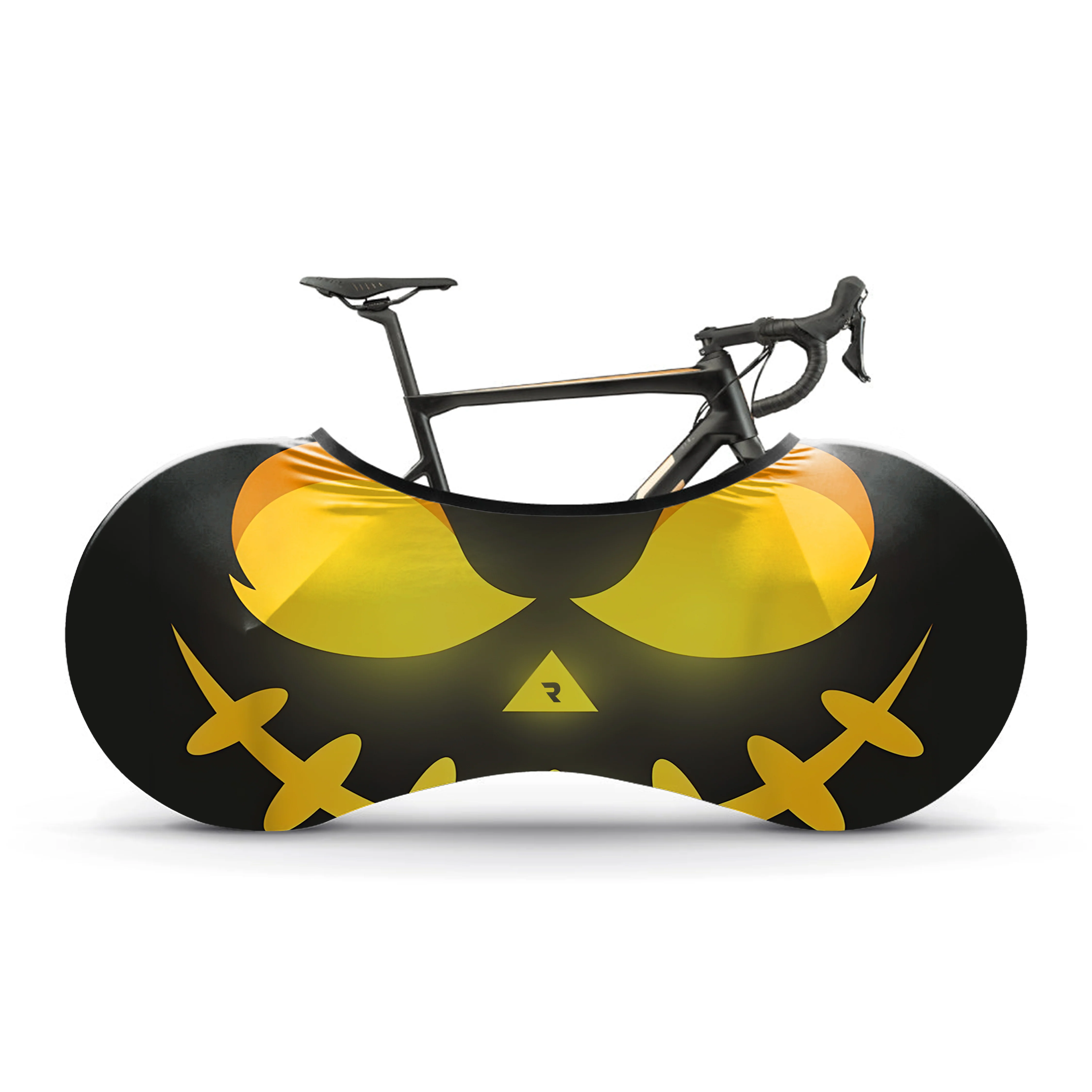 Jack-O-Lantern Bicycle Wheels Cover