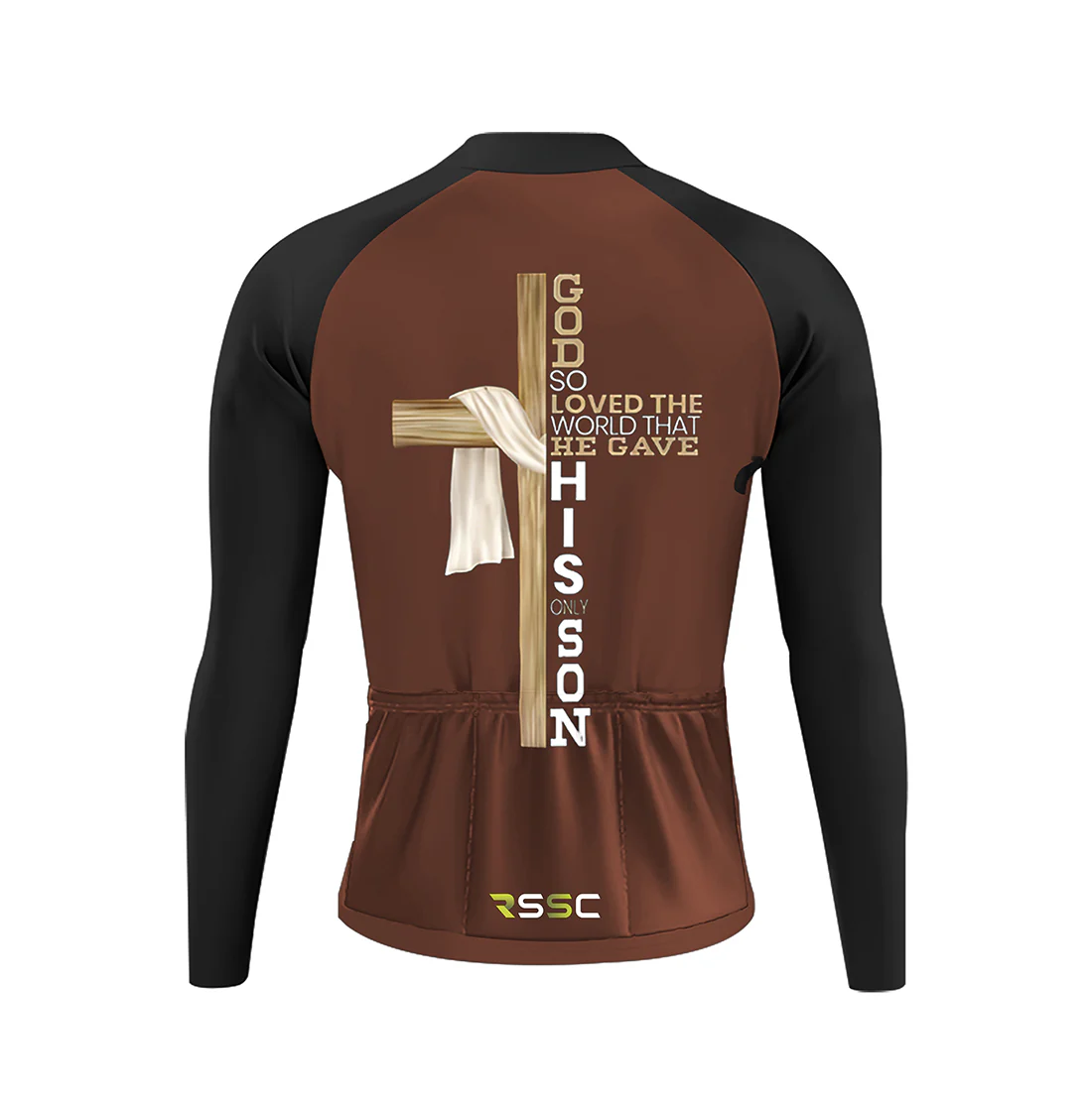 Jesus Cross Men's Long Sleeve Cycling Kit - Image 4