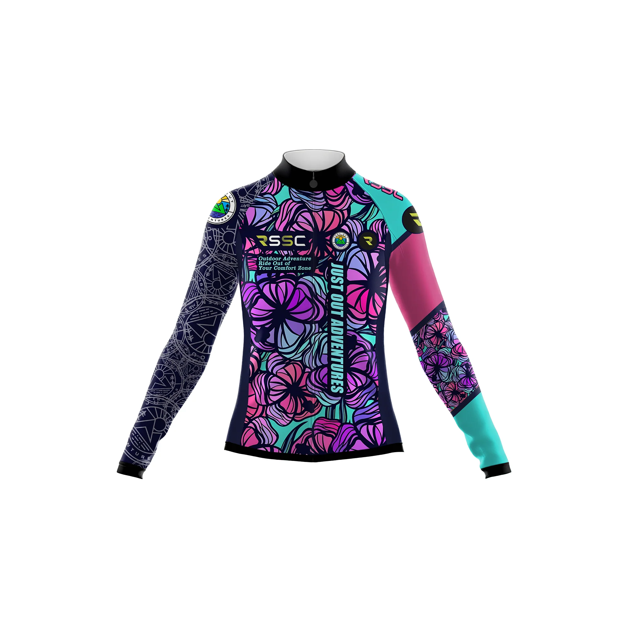 JUST OUT ADVENTURES Women's Long Sleeve Cycling Kit - Image 3