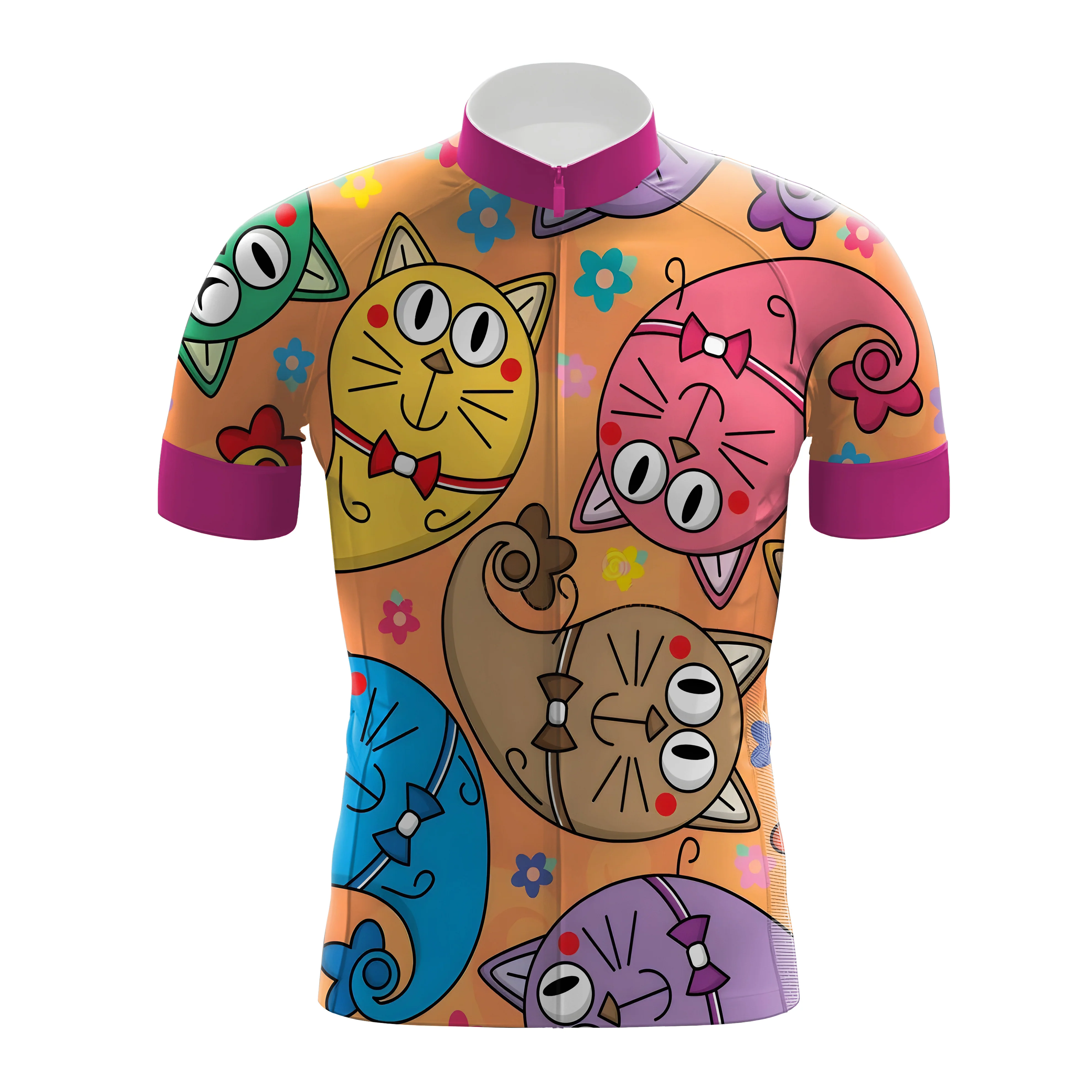 Kitten Pattern Men's Cycling Kit - Image 3