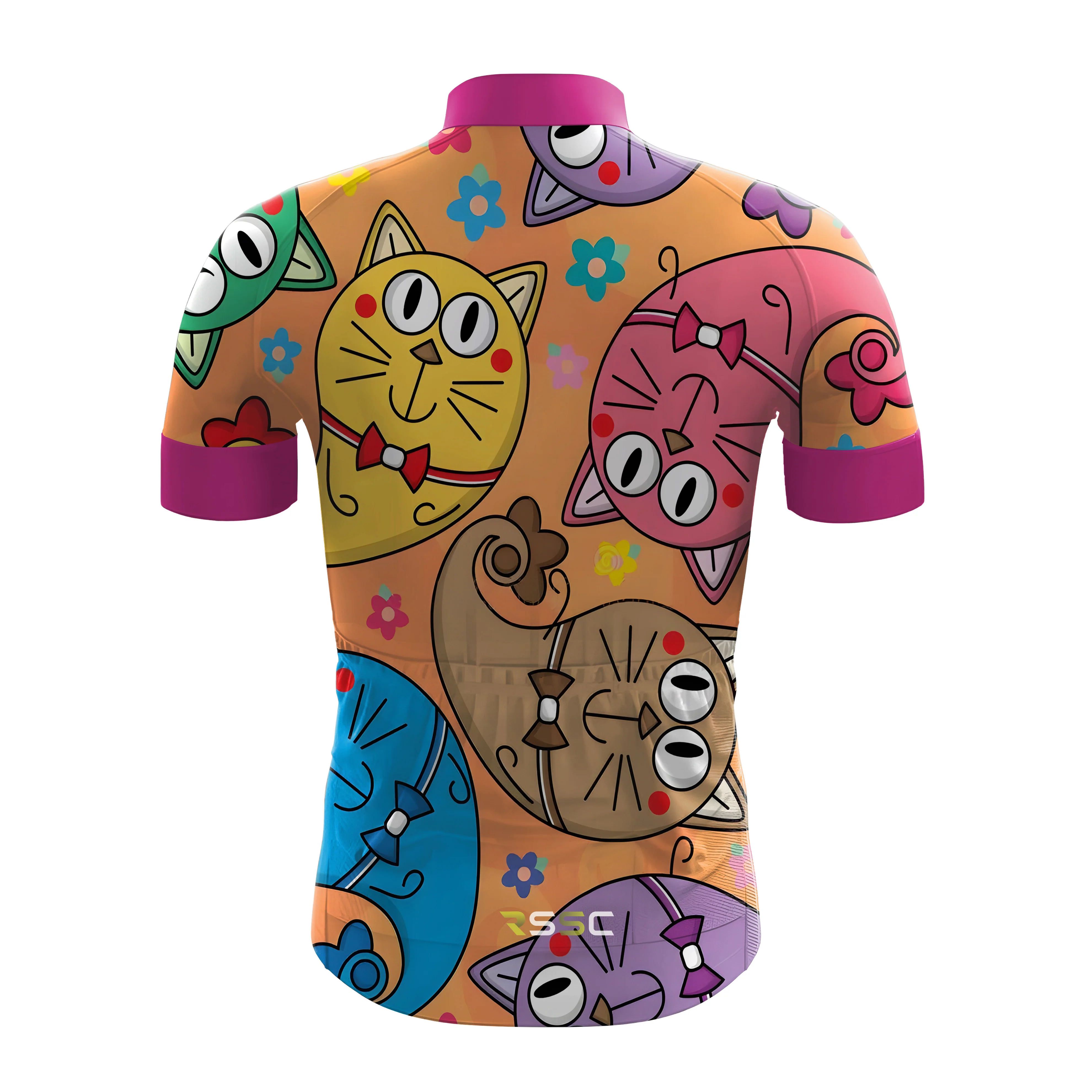 Kitten Pattern Men's Cycling Kit - Image 4