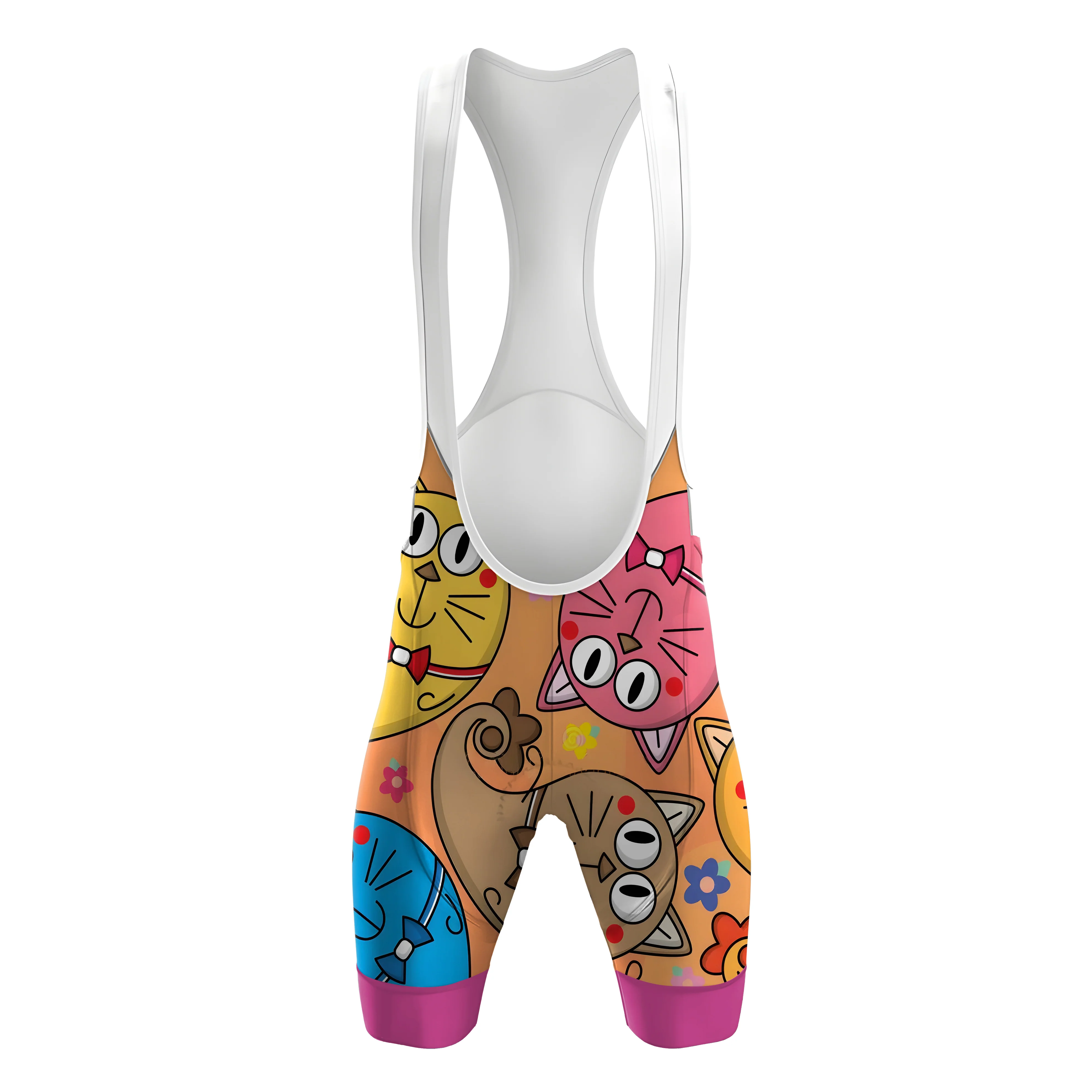 Kitten Pattern Women's Short Sleeve Cycling Kit - Image 5