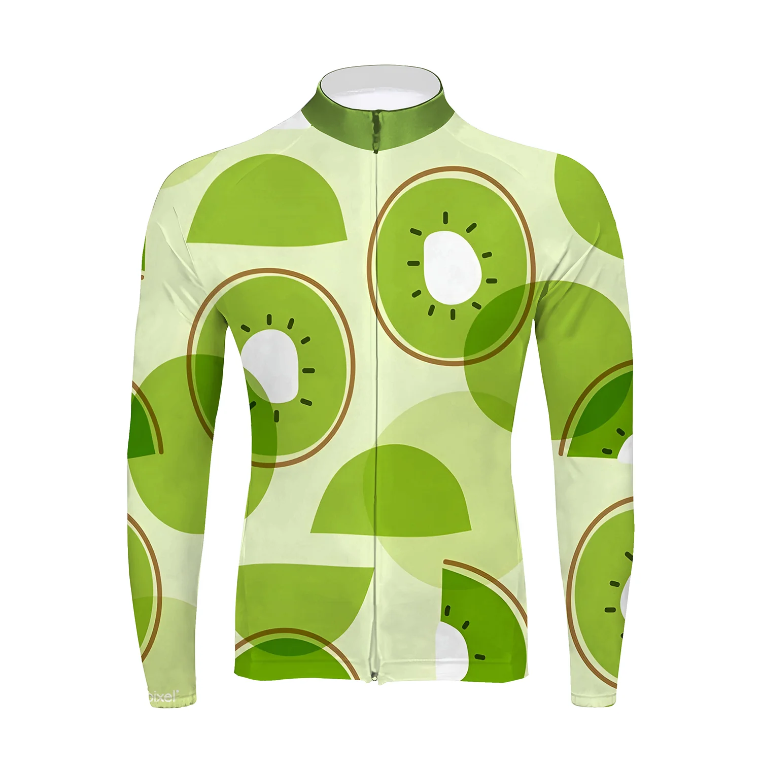 Kiwi Fruit Men's Long Sleeve Cycling Kit - Image 3
