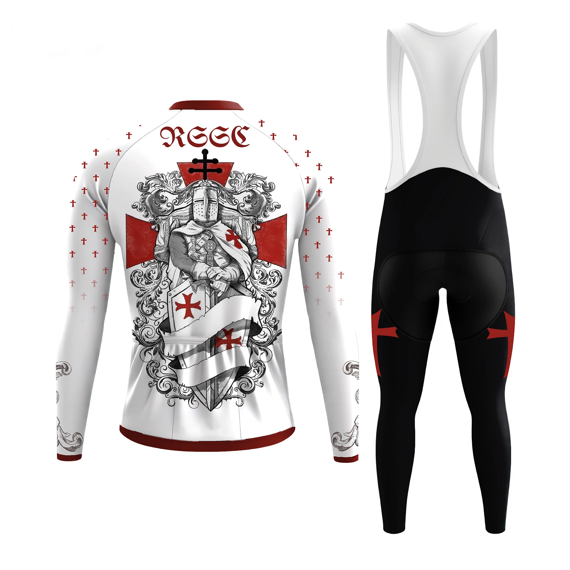 Knight’s Honor Men's Long Sleeve Cycling Kit - Image 2
