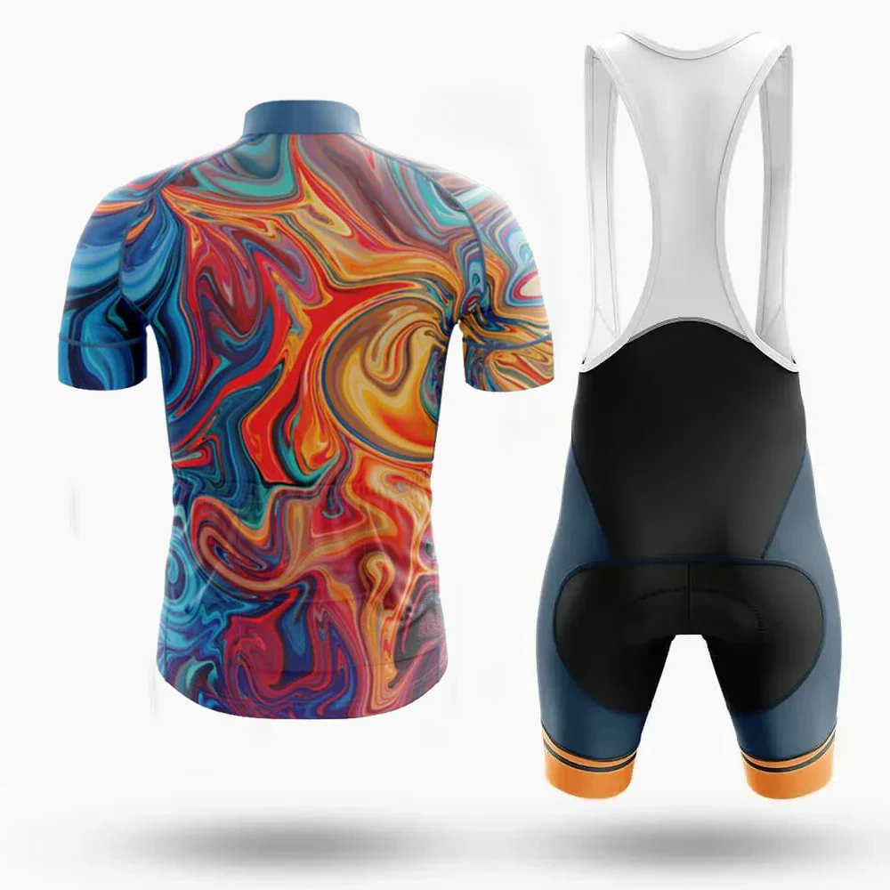 Liquid Marble Men's Short Sleeve Cycling Kit - Image 2