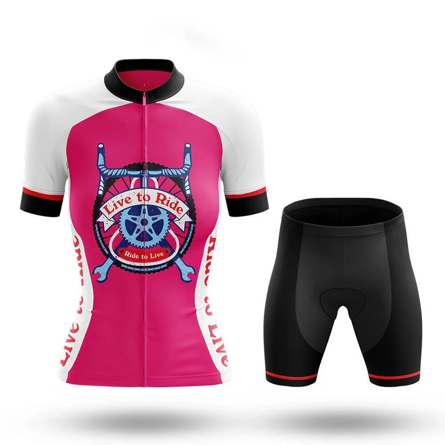 Live to Ride Women's Short Sleeve Cycling Kit