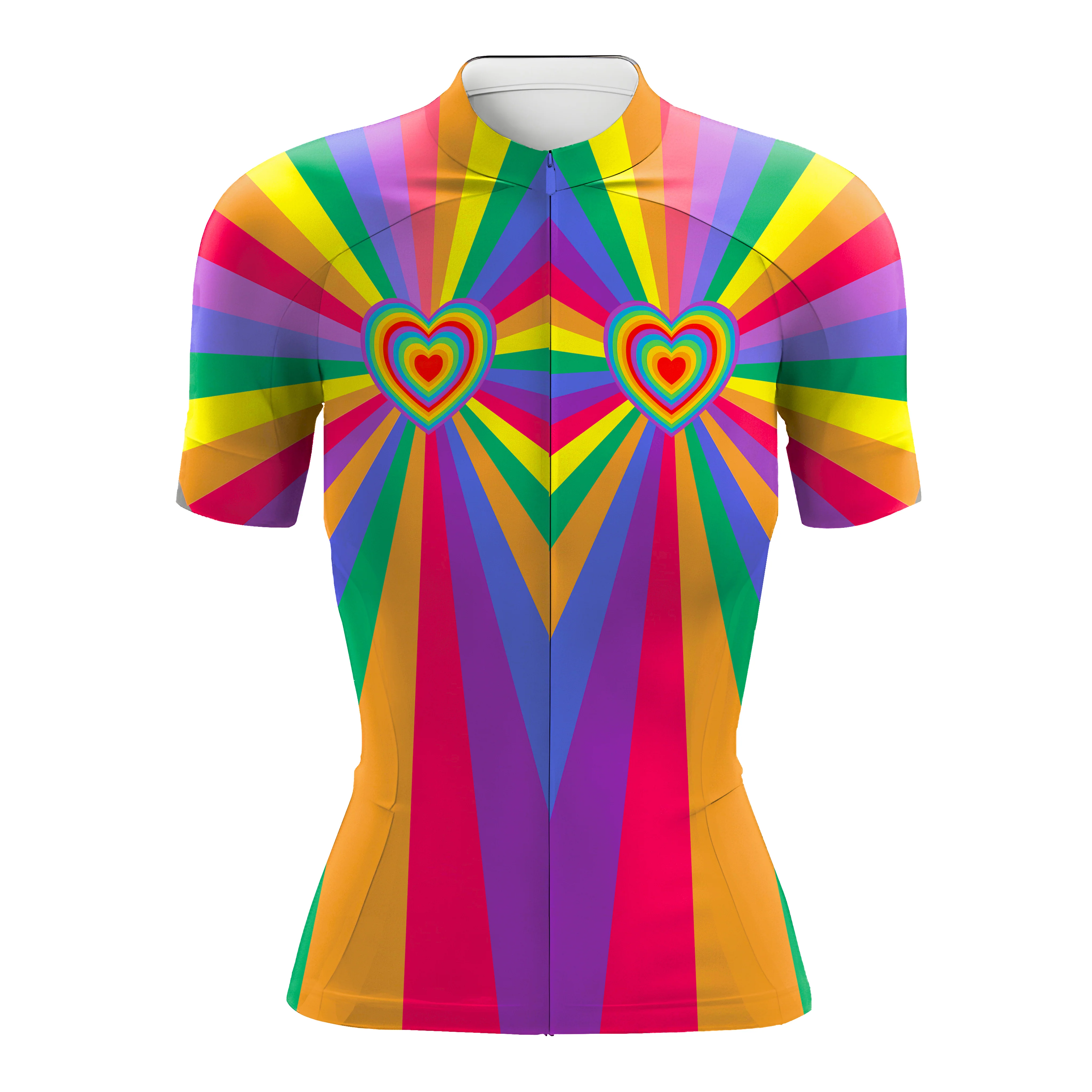 Love Rainbow Women's Short Sleeve Cycling Kit - Image 3