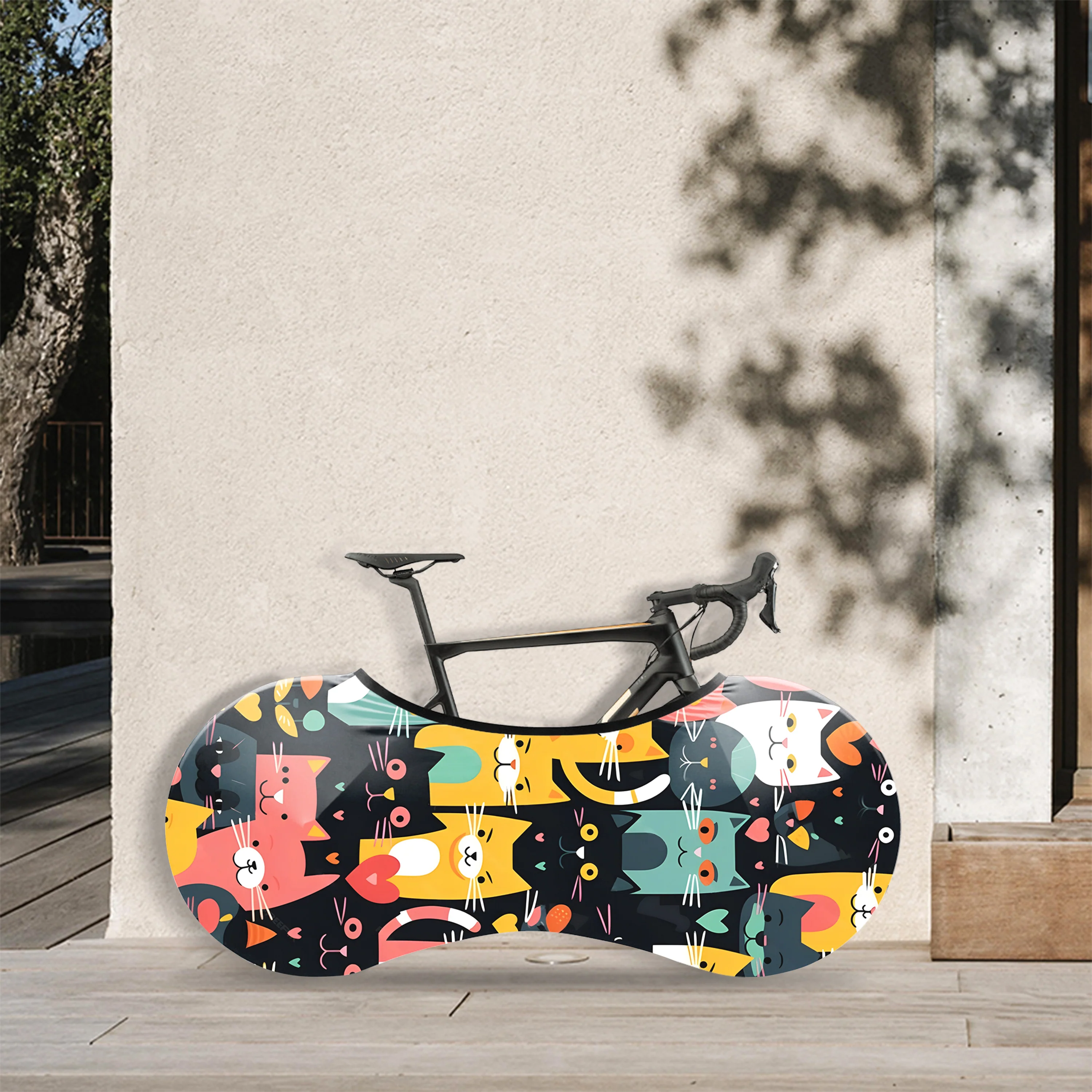 Loving Kitten Bicycle Wheels Cover - Image 2