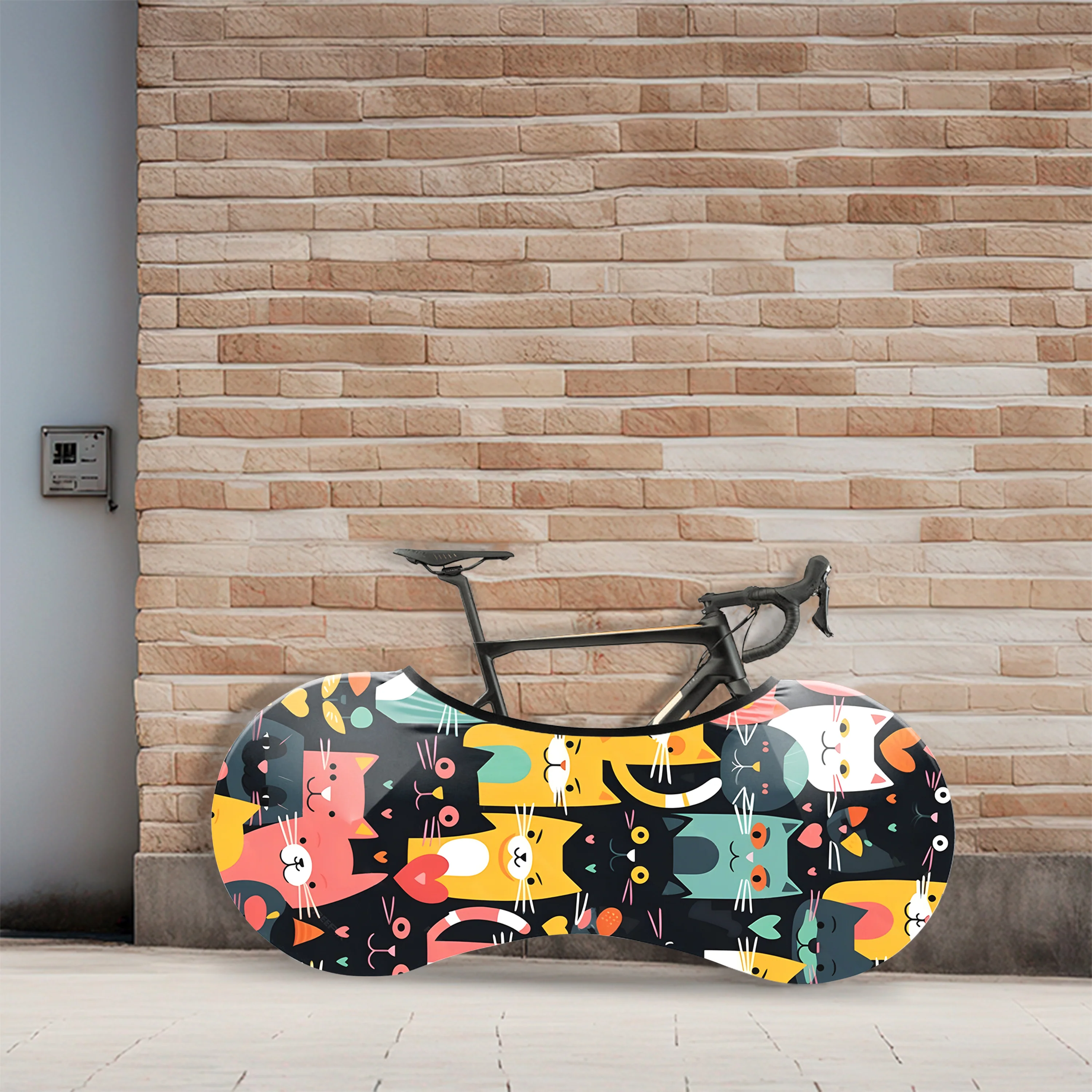 Loving Kitten Bicycle Wheels Cover - Image 3
