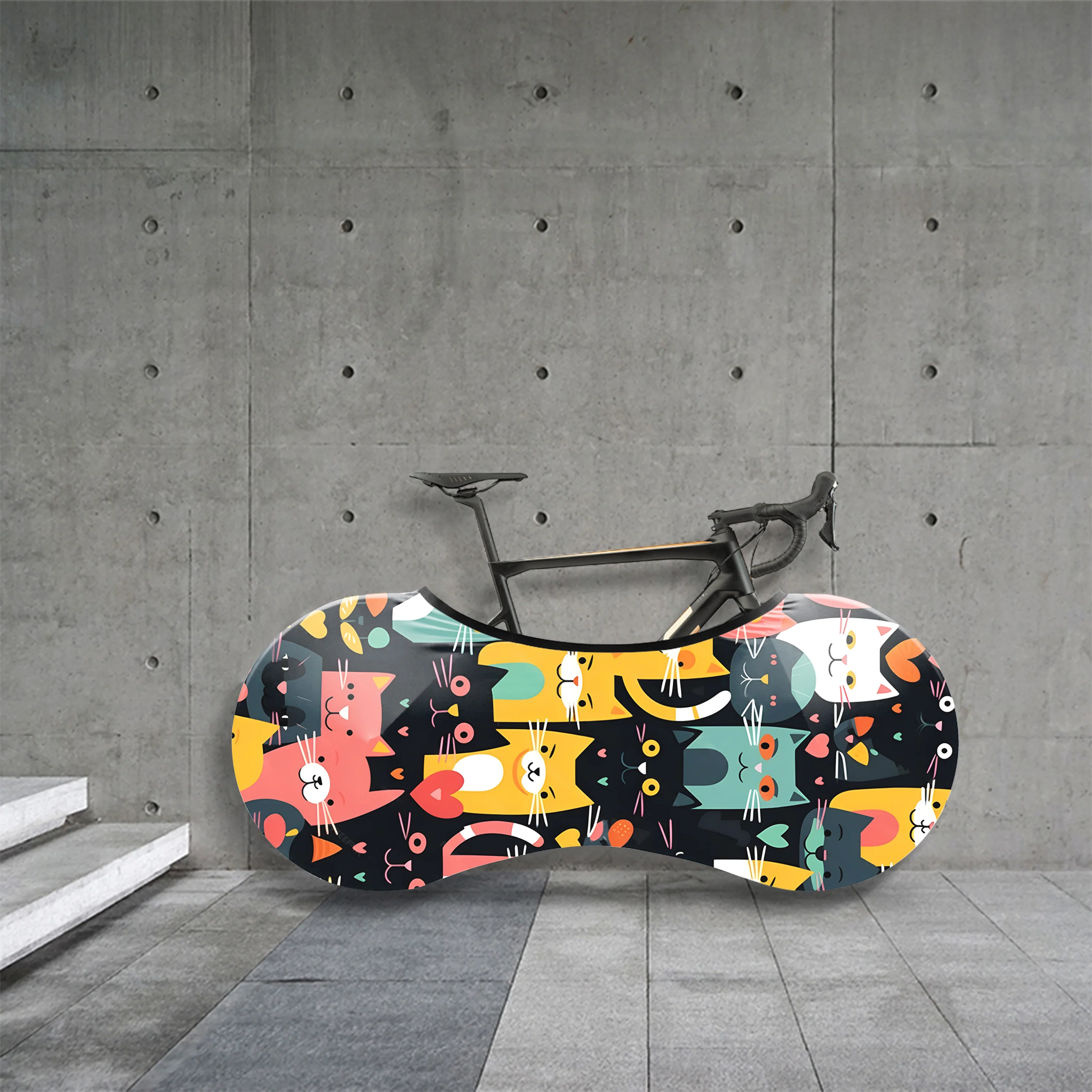 Loving Kitten Bicycle Wheels Cover - Image 4