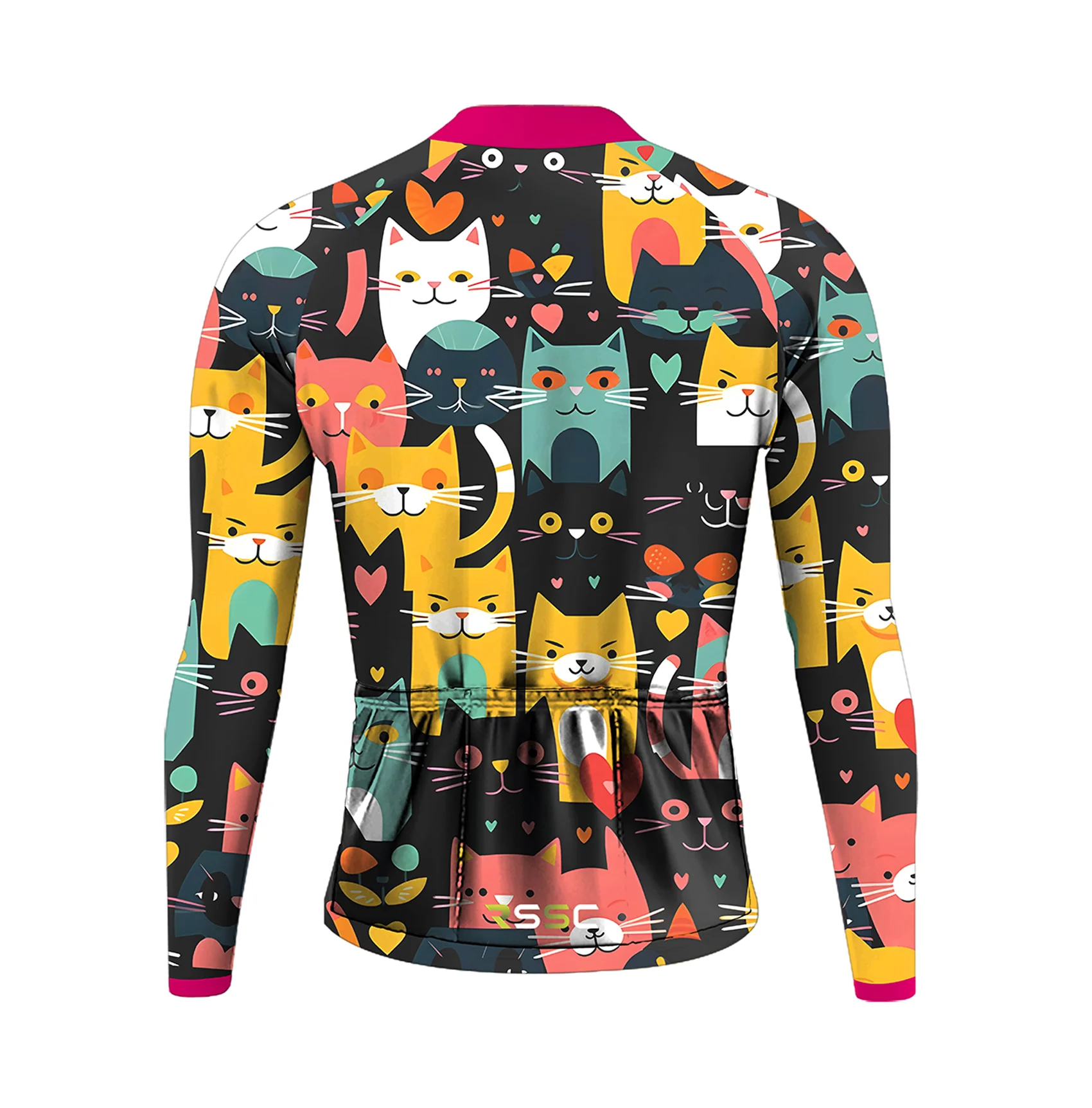 Loving Kitten Men's Long Sleeve Cycling Kit - Image 4