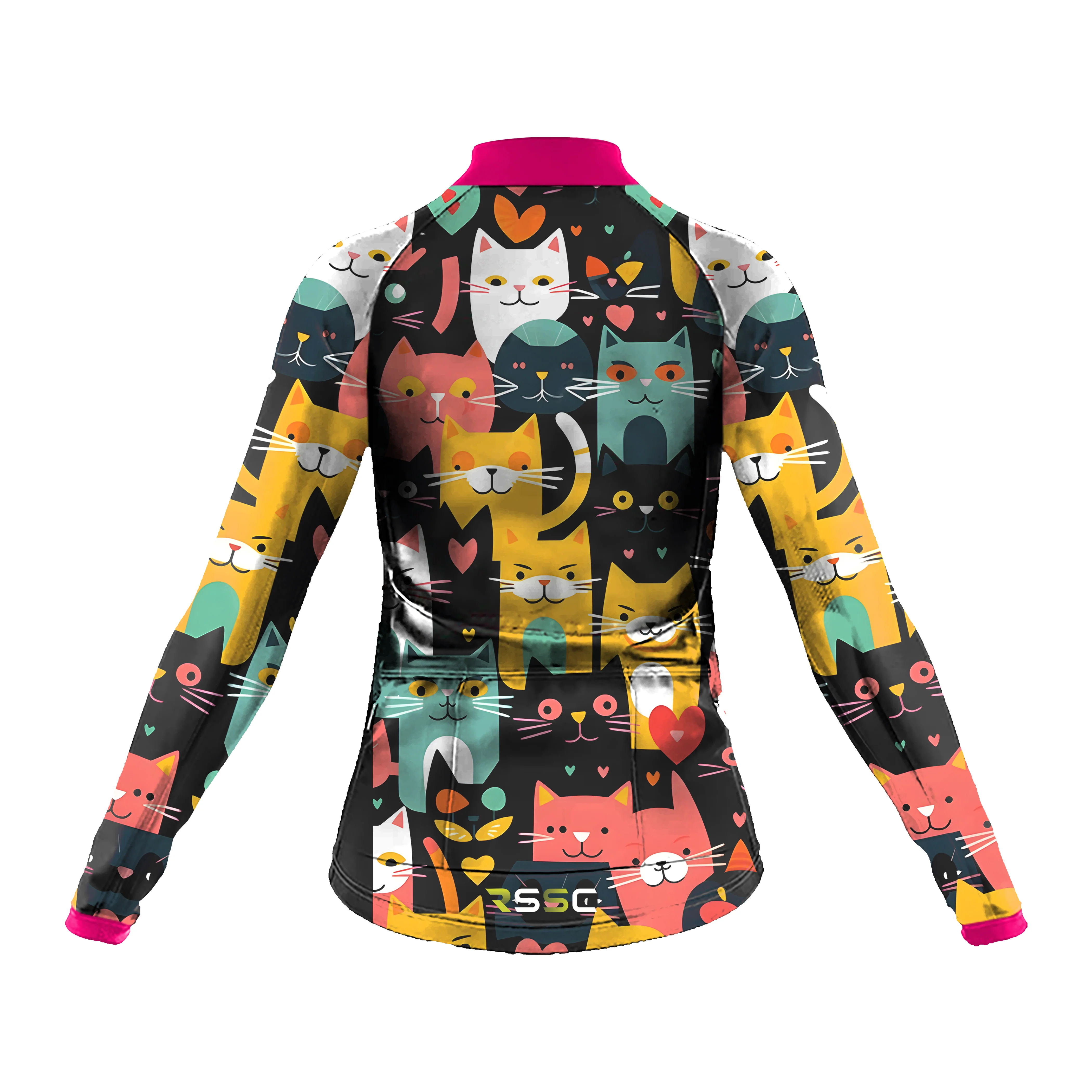 Loving Kitten Women's Long Sleeve Cycling Kit - Image 4