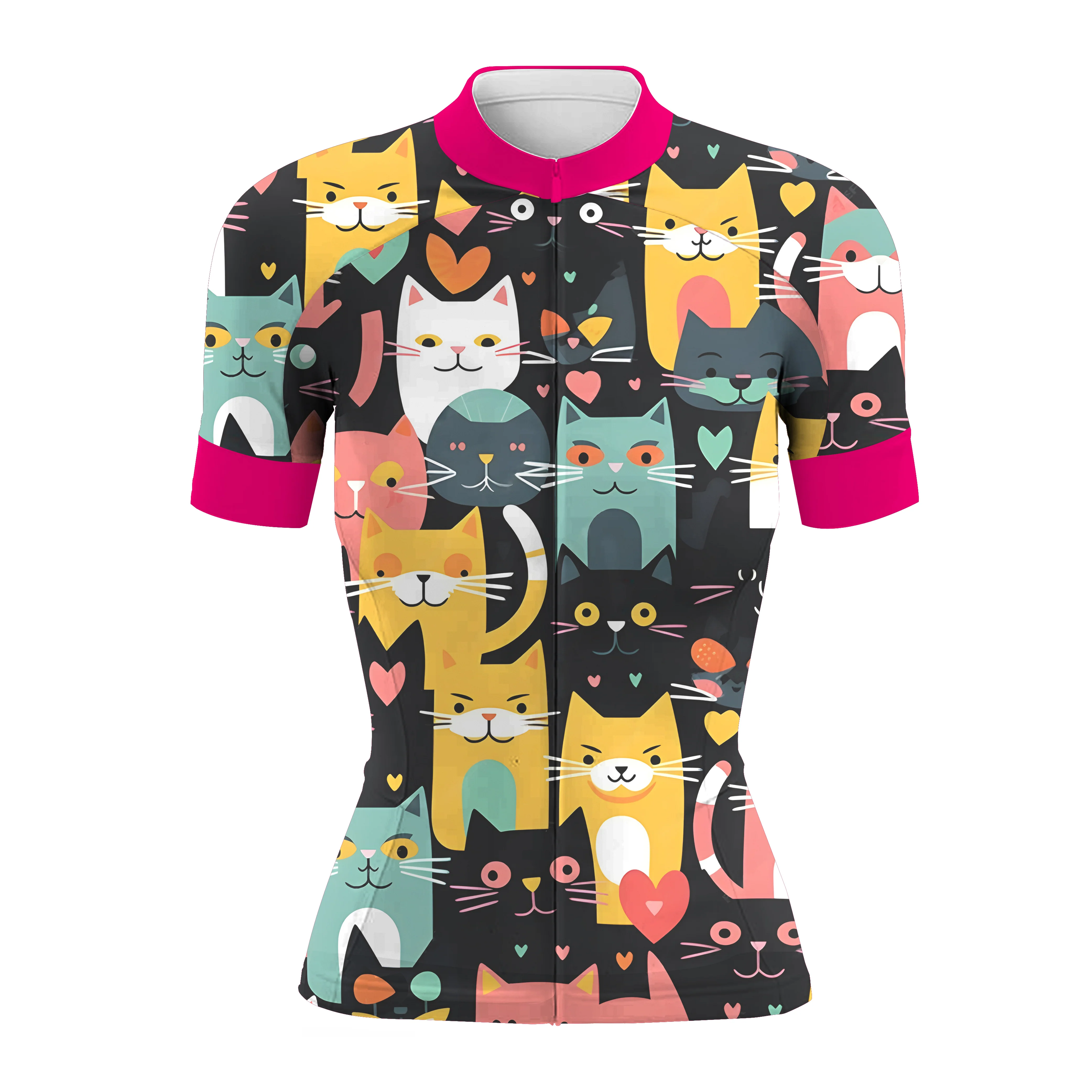 Loving Kitten Women's Short Sleeve Cycling Kit - Image 3