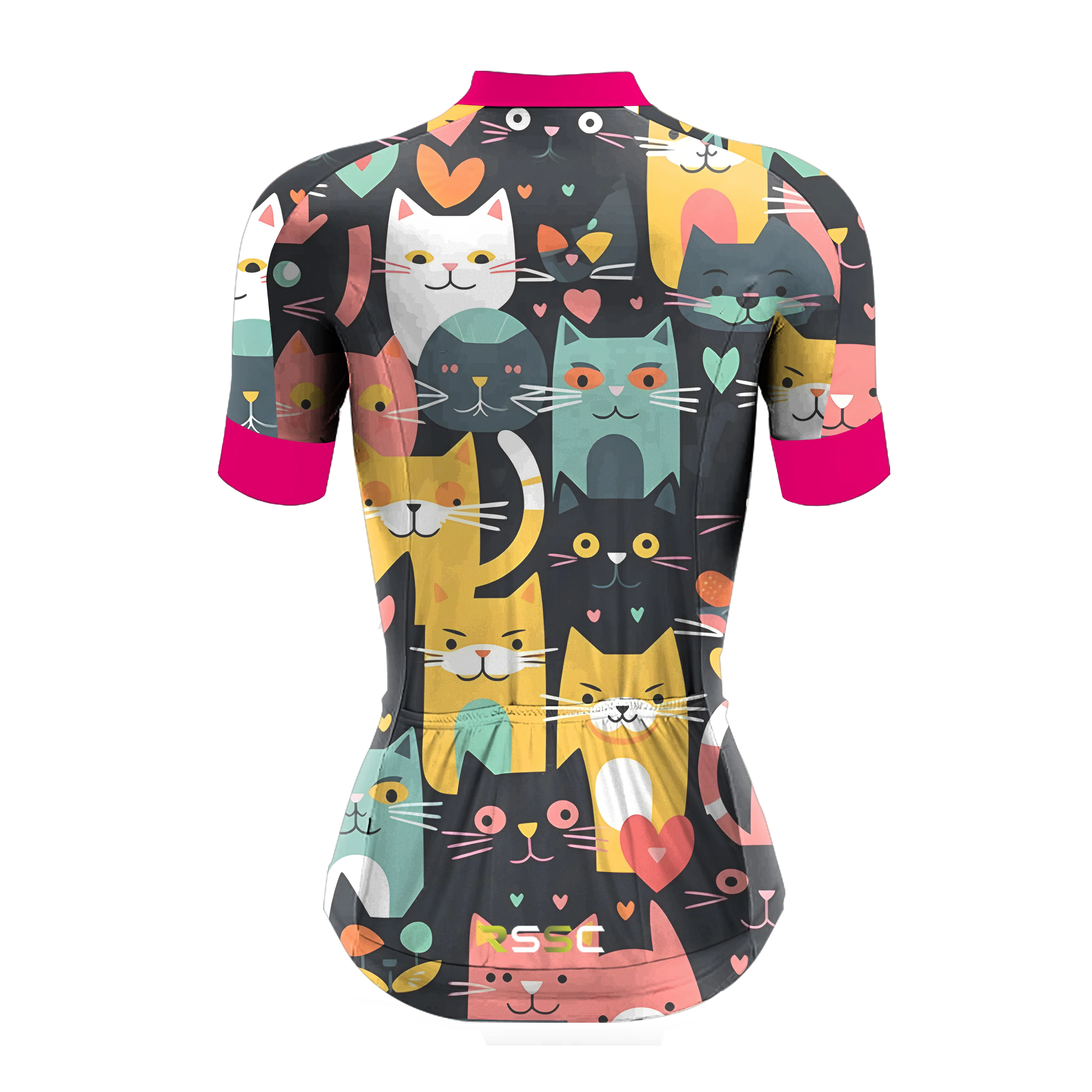 Loving Kitten Women's Short Sleeve Cycling Kit - Image 4