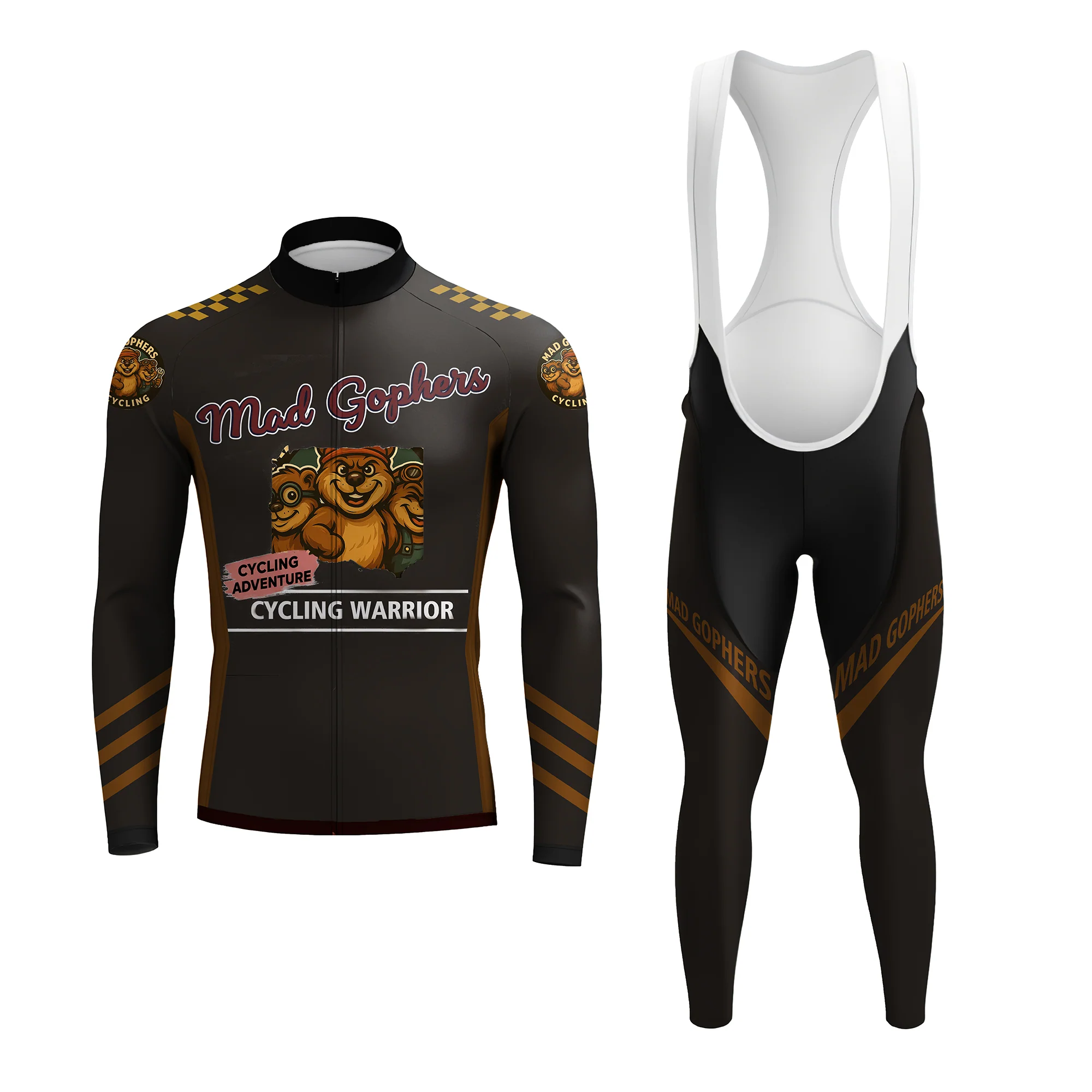Mad Gophers Men's Long Sleeve Cycling Kit