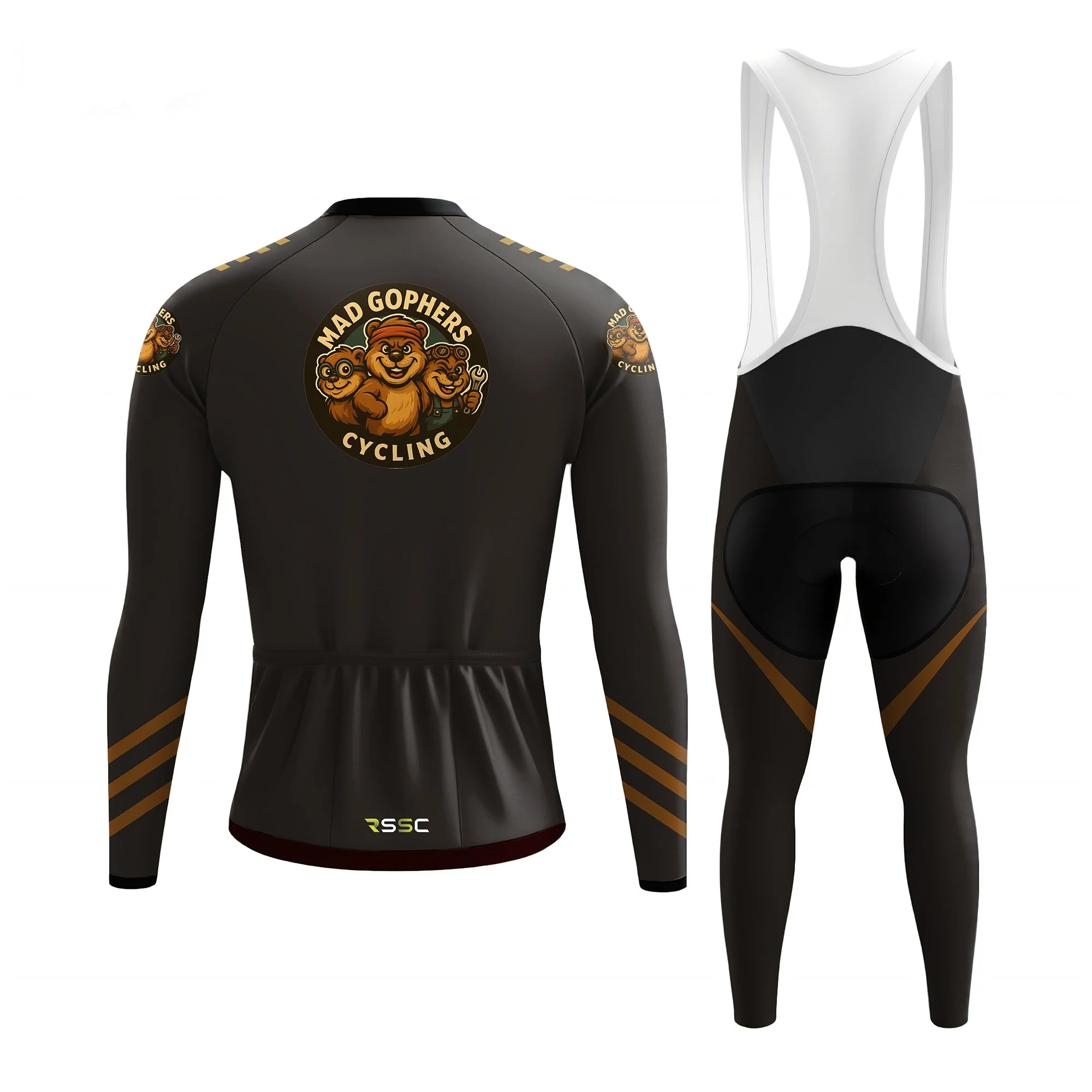 Mad Gophers Men's Long Sleeve Cycling Kit - Image 2