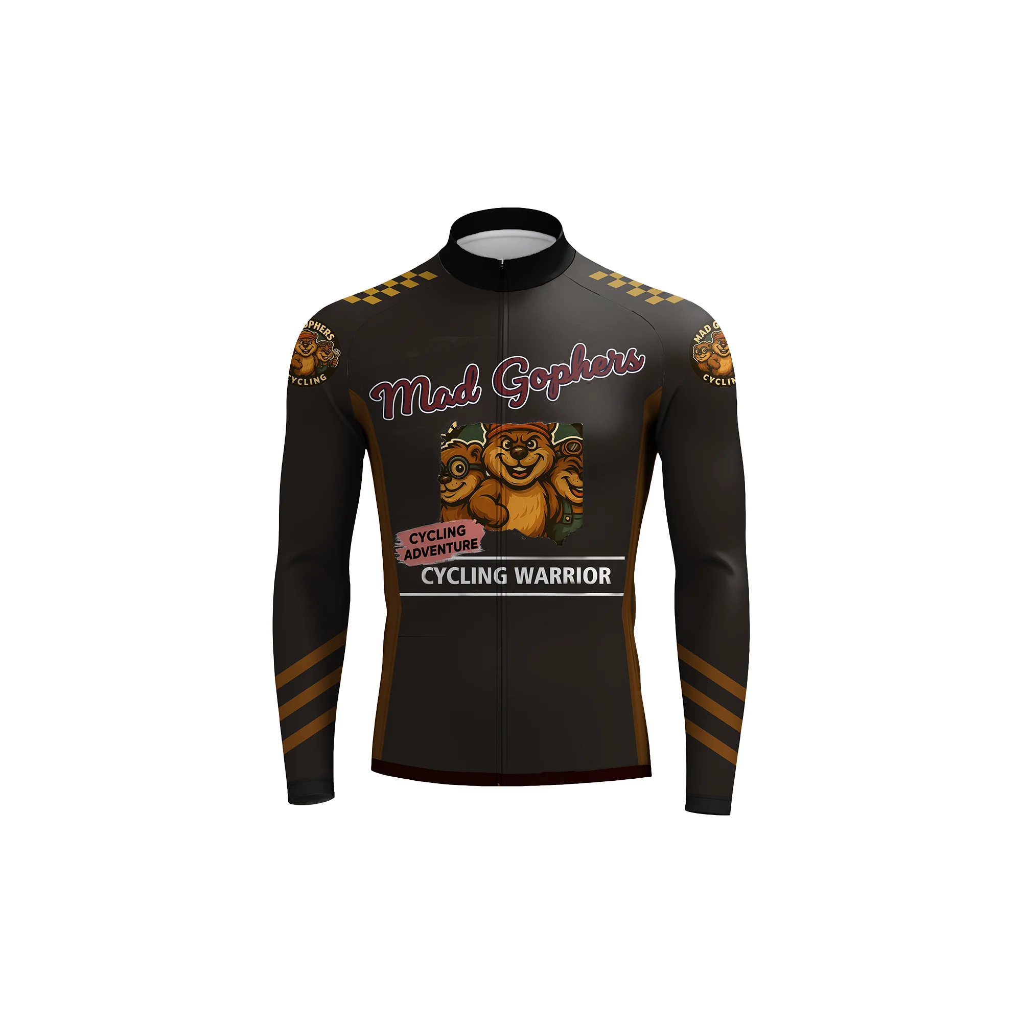 Mad Gophers Men's Long Sleeve Cycling Kit - Image 3