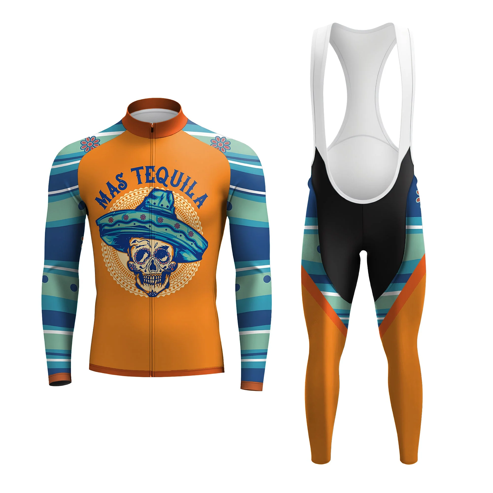 Mas Tequila Men's Long Sleeve Cycling Kit