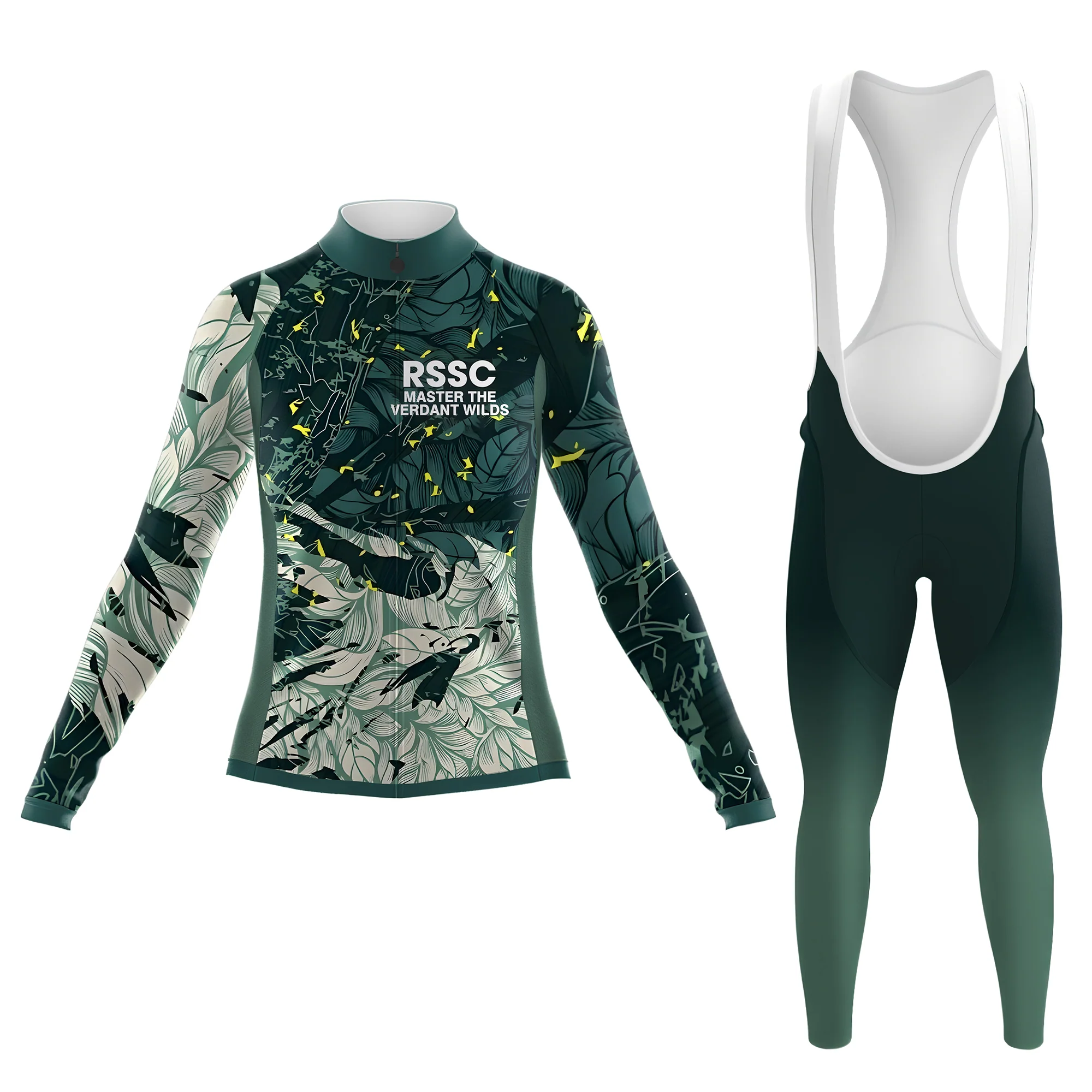 Master the Verdant Wilds Women's Long Sleeve Cycling Kit