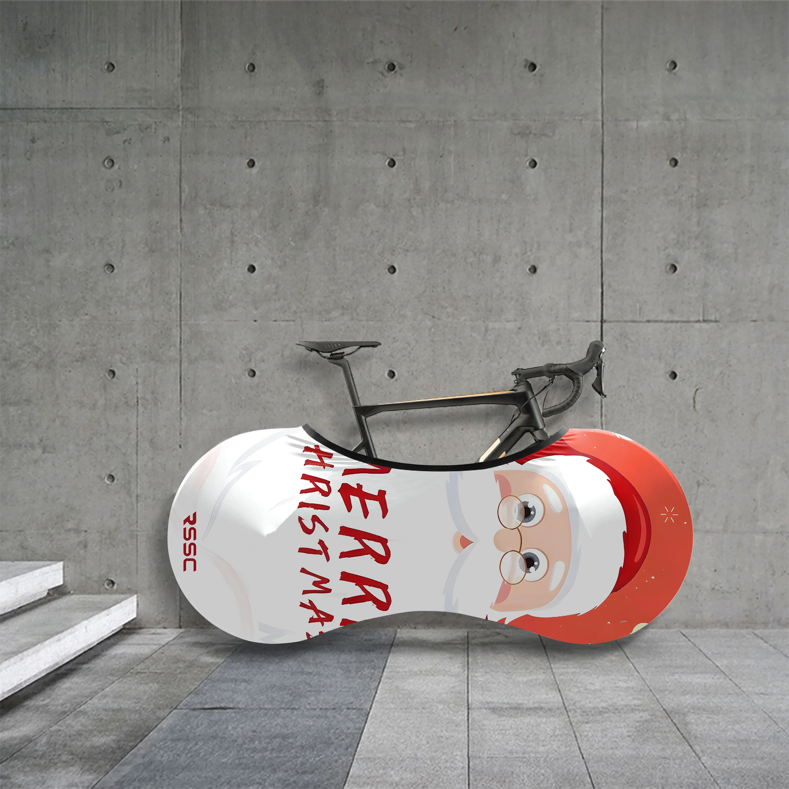 Merry Christmas Bicycle Wheels Cover - Image 2