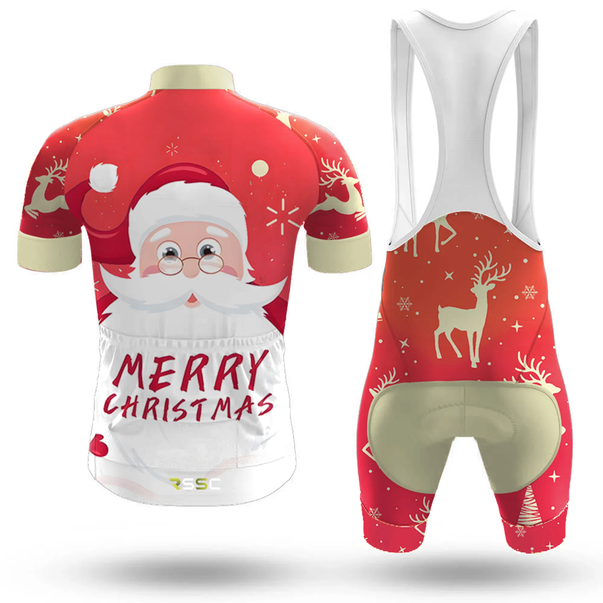 Merry Christmas  Men's Cycling Kit - Image 2