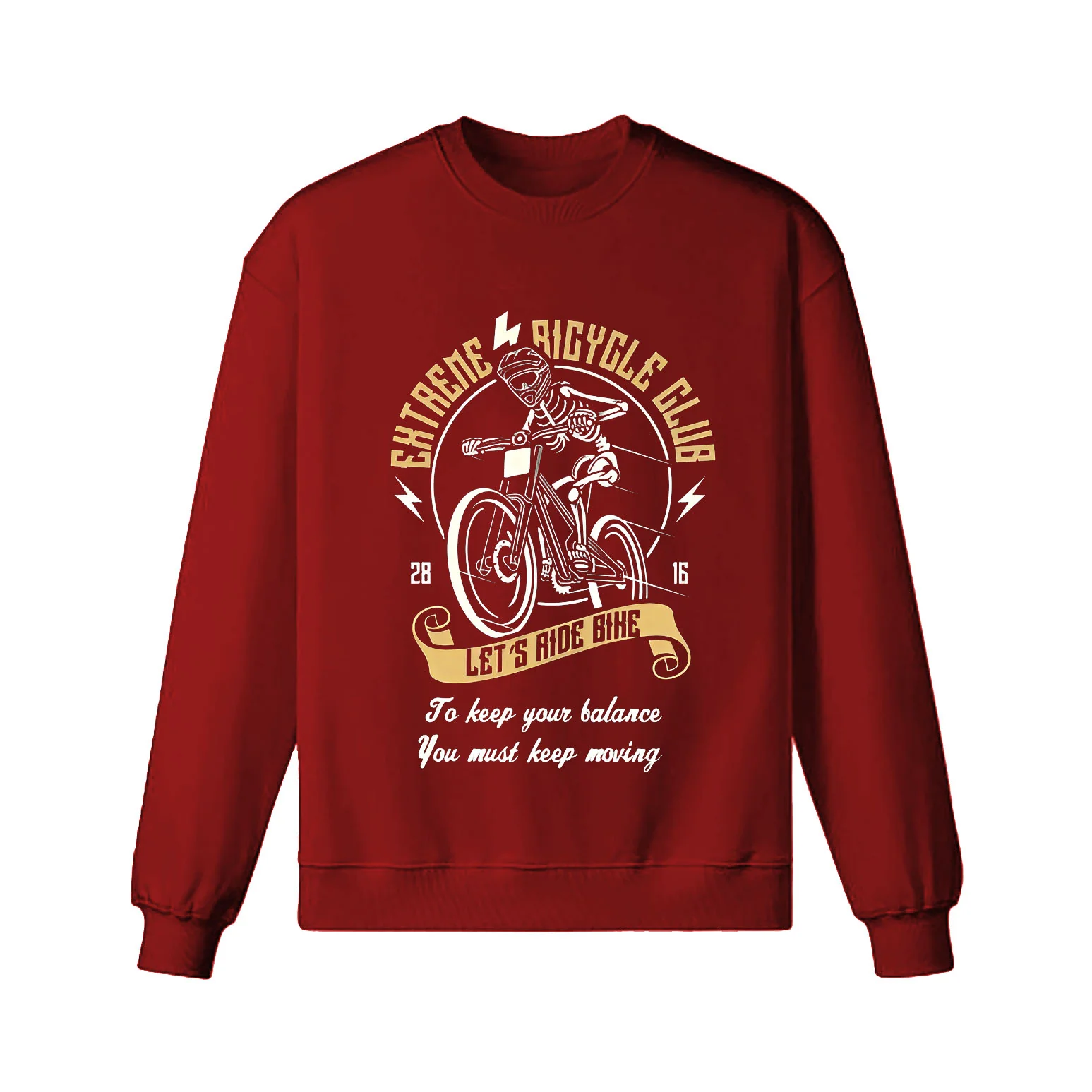 Let's Ride A Bike Together Sweatshirt - Image 4