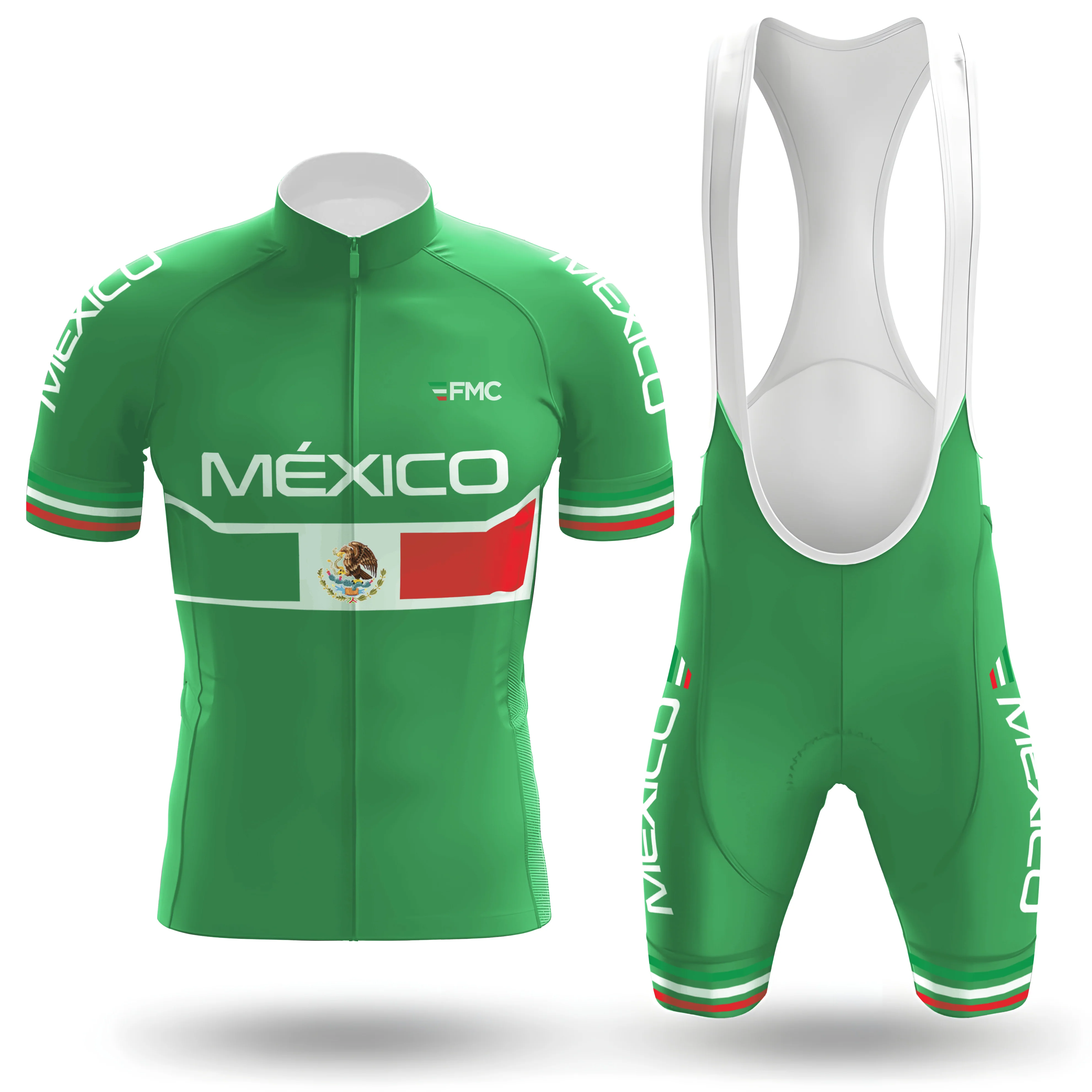 2025 Mexico National Team Men's Short Sleeve Cycling Kit