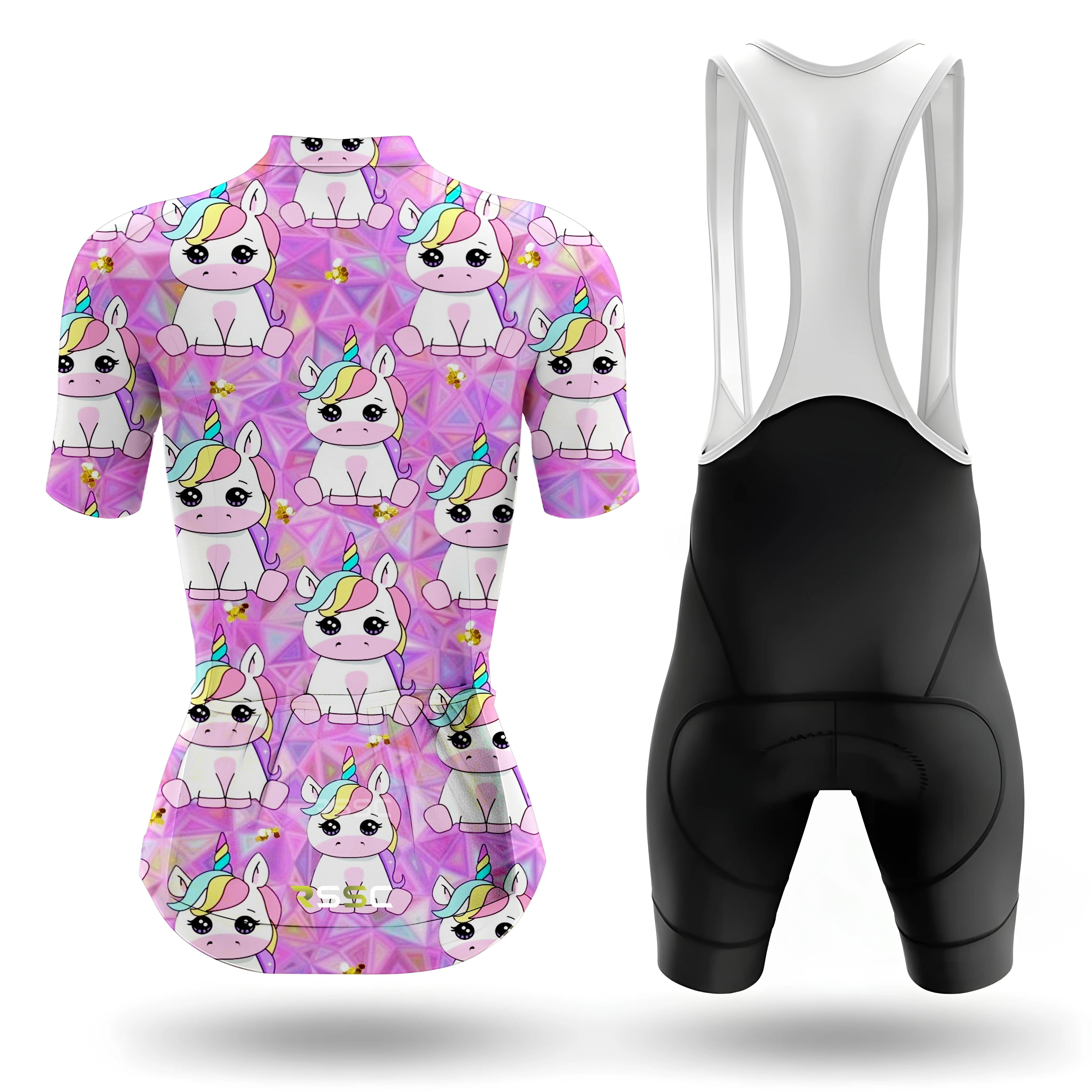 Mini Unicorn Women's Short Sleeve Cycling Kit - Image 2