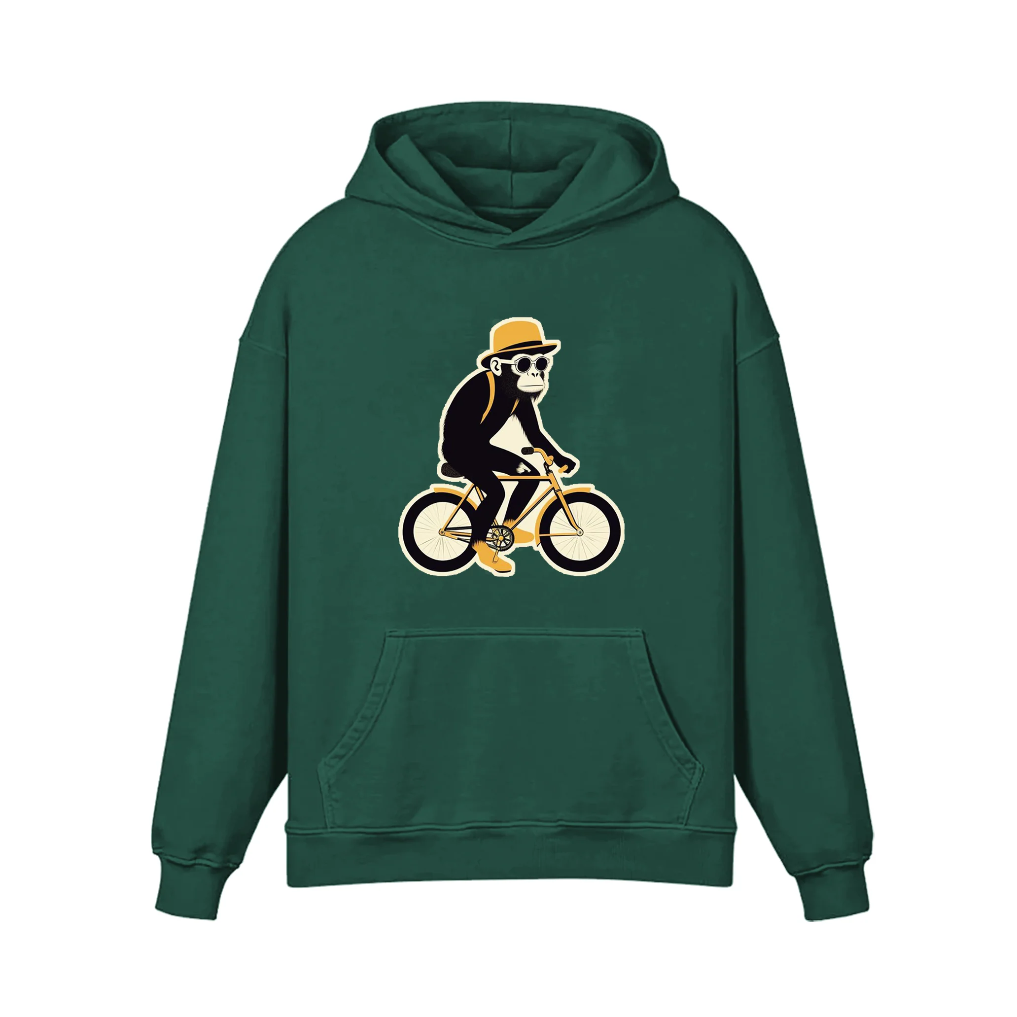 Monkey Illustration On Ride Hoodie - Image 3