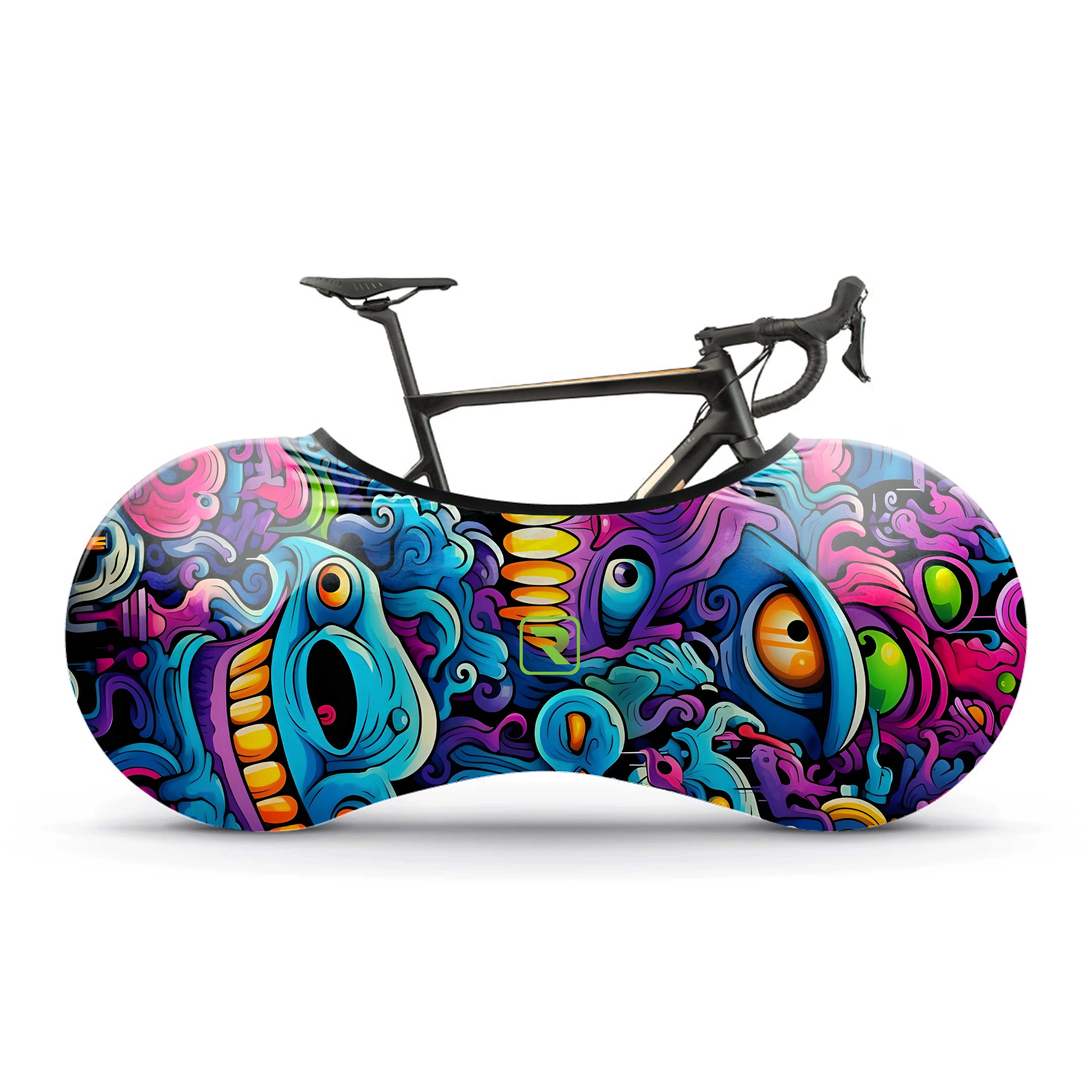 Monsters Art Bicycle Wheels Cover