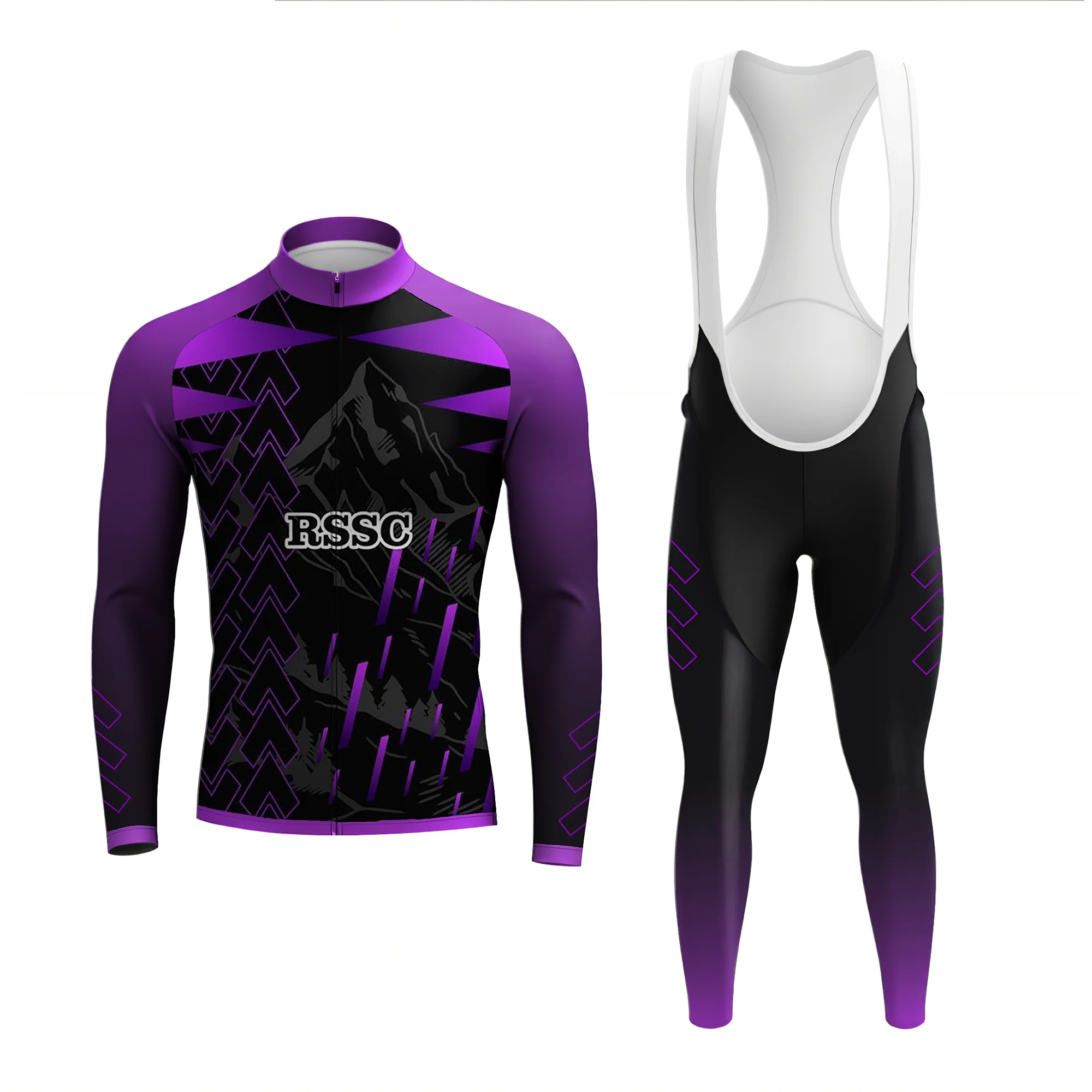 Mountain climbing Men's Long Sleeve Cycling Kit