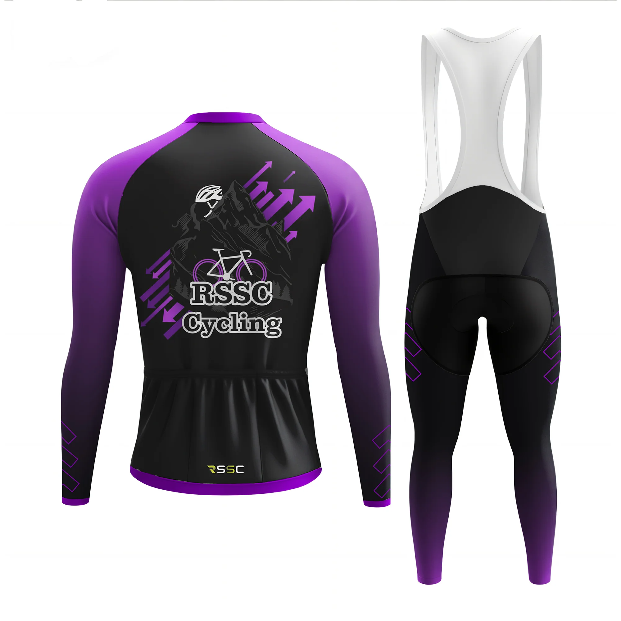 Mountain climbing Men's Long Sleeve Cycling Kit - Image 2