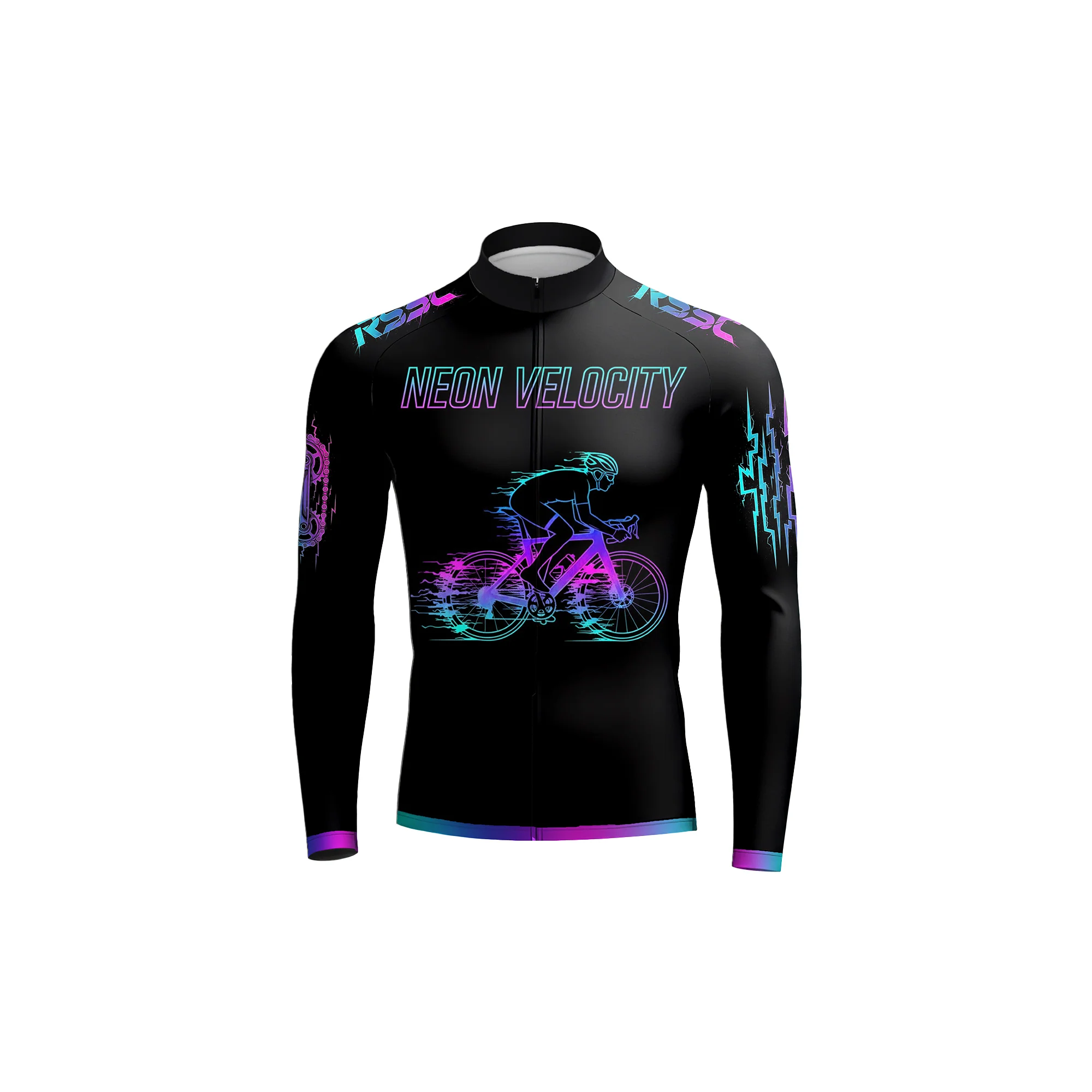 Muon velocity Men's Long Sleeve Cycling Kit - Image 3