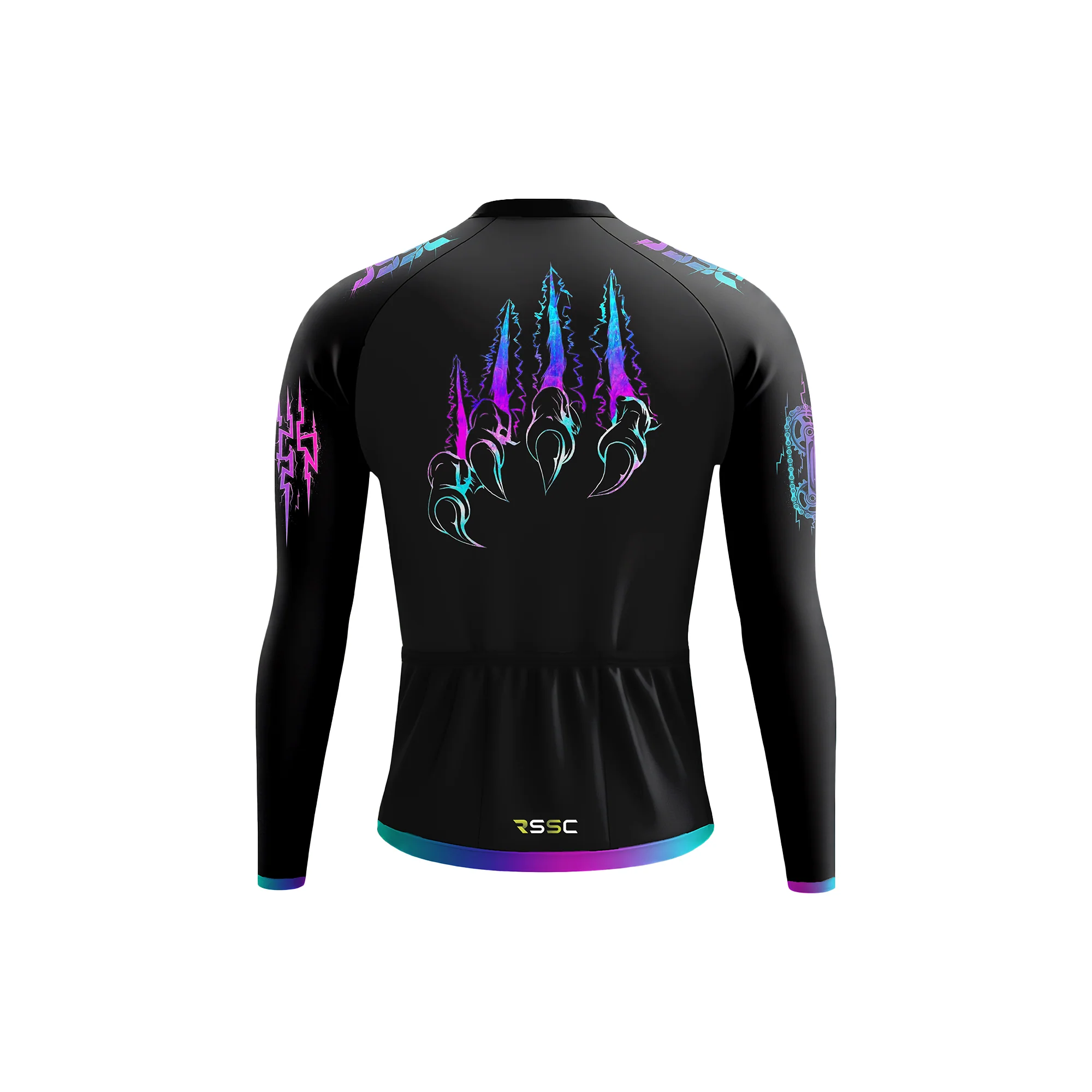 Muon velocity Men's Long Sleeve Cycling Kit - Image 4