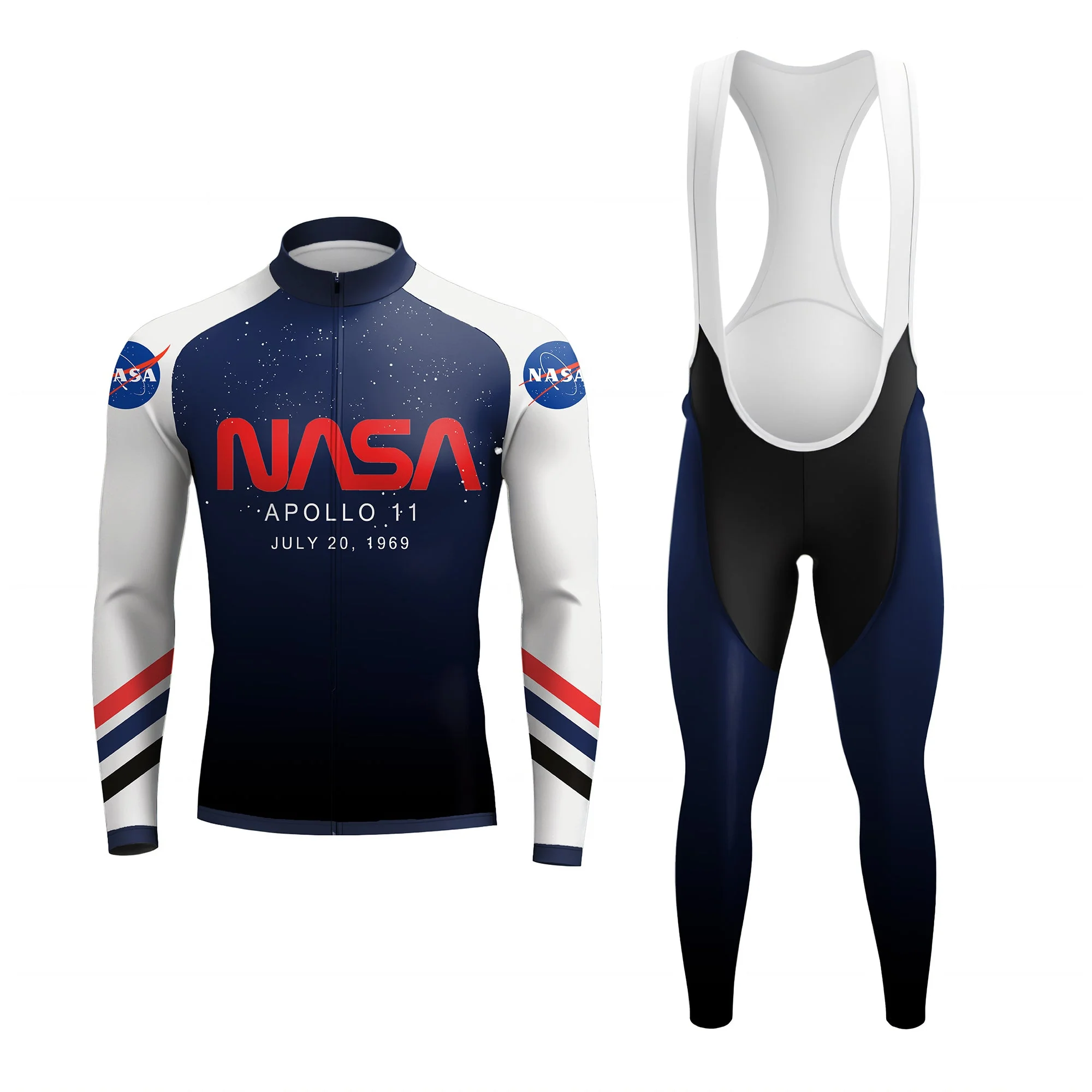 NASA Men's Long Sleeve Cycling Kit