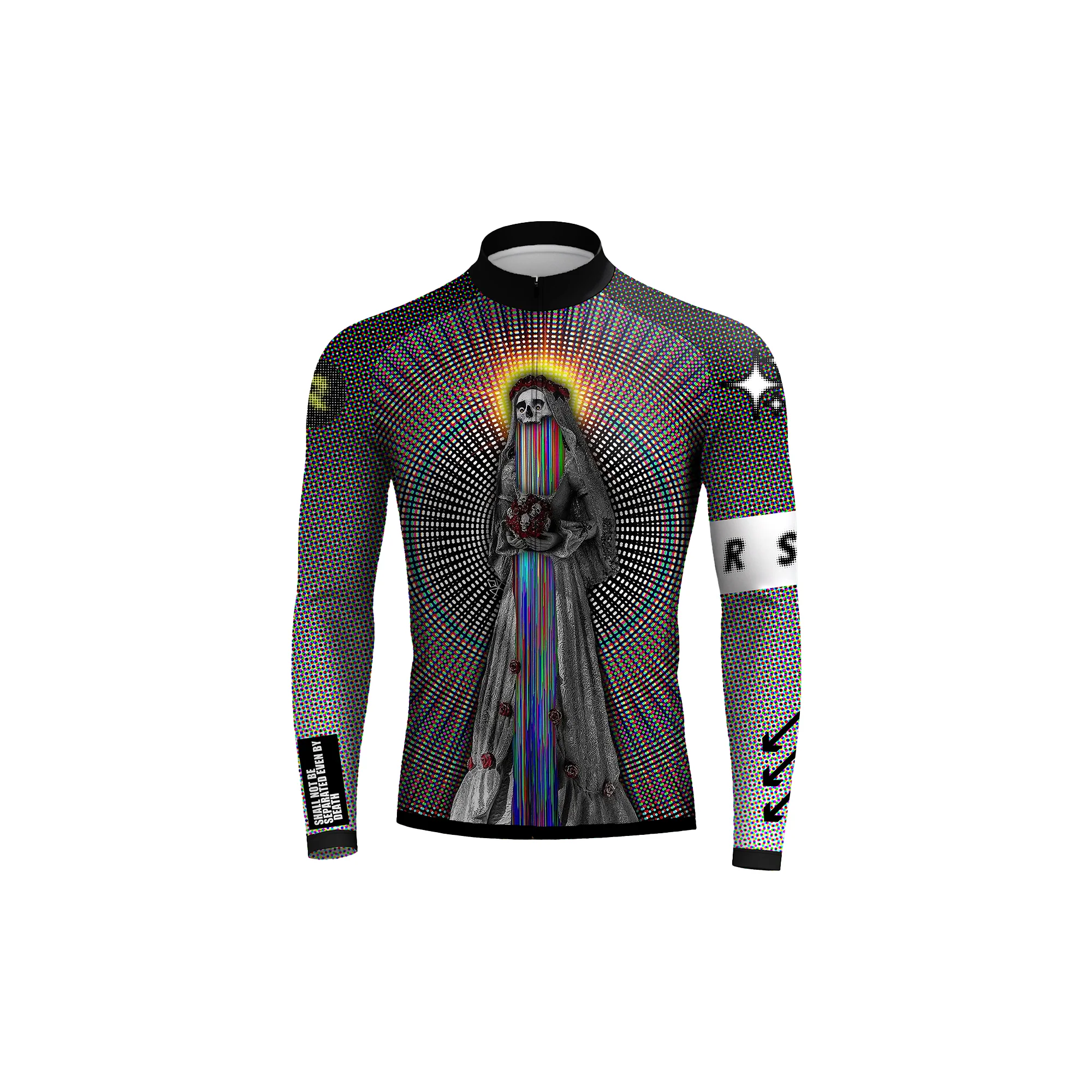 Never part till death Men's Long Sleeve Cycling Kit - Image 3