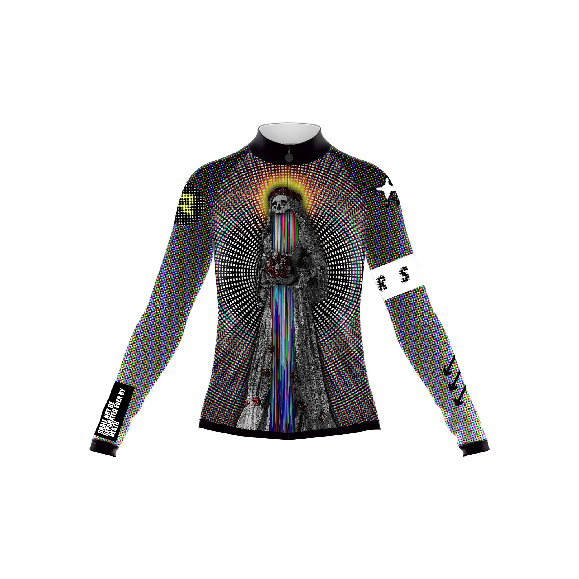 Never part till death Women's Long Sleeve Cycling Kit - Image 3