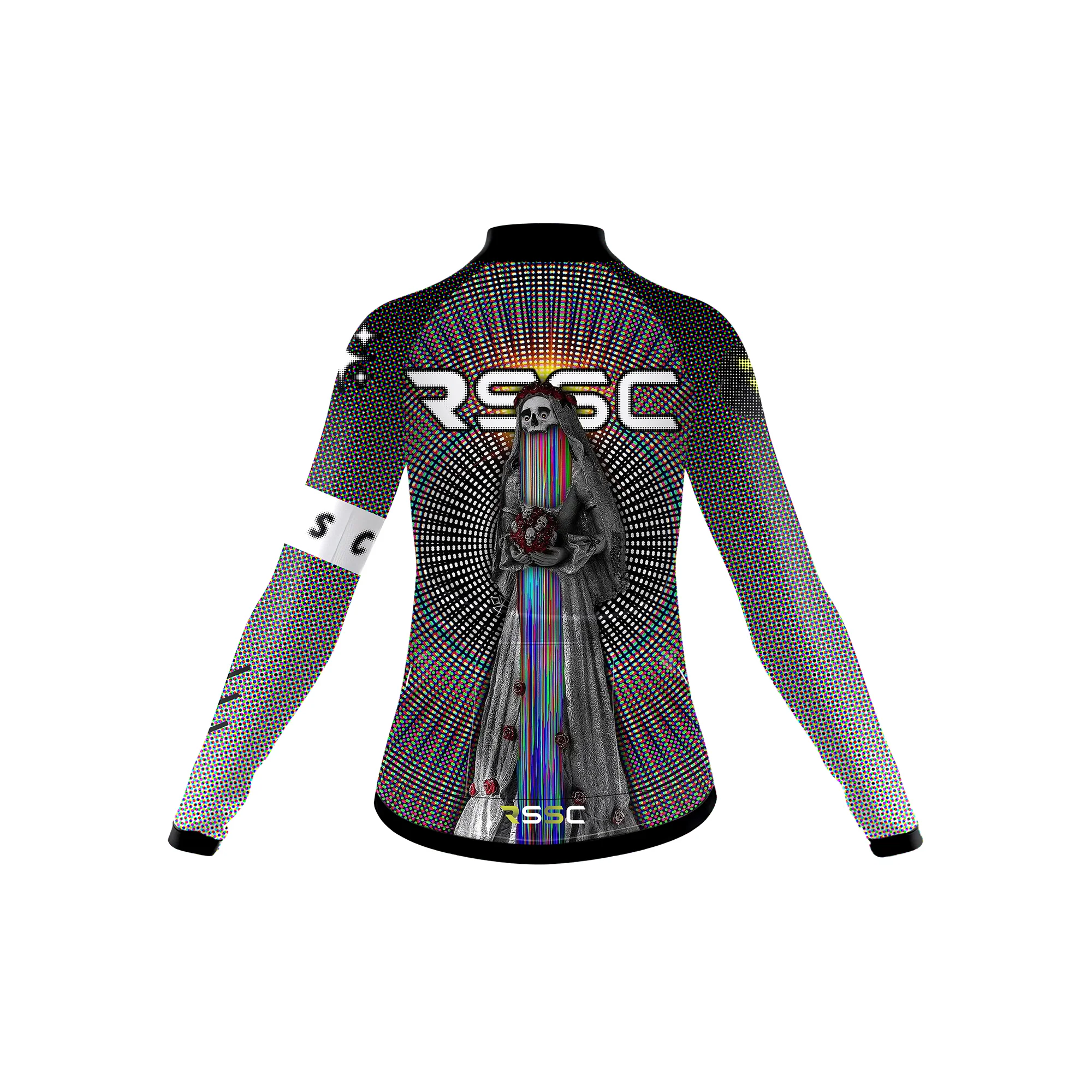 Never part till death Women's Long Sleeve Cycling Kit - Image 4
