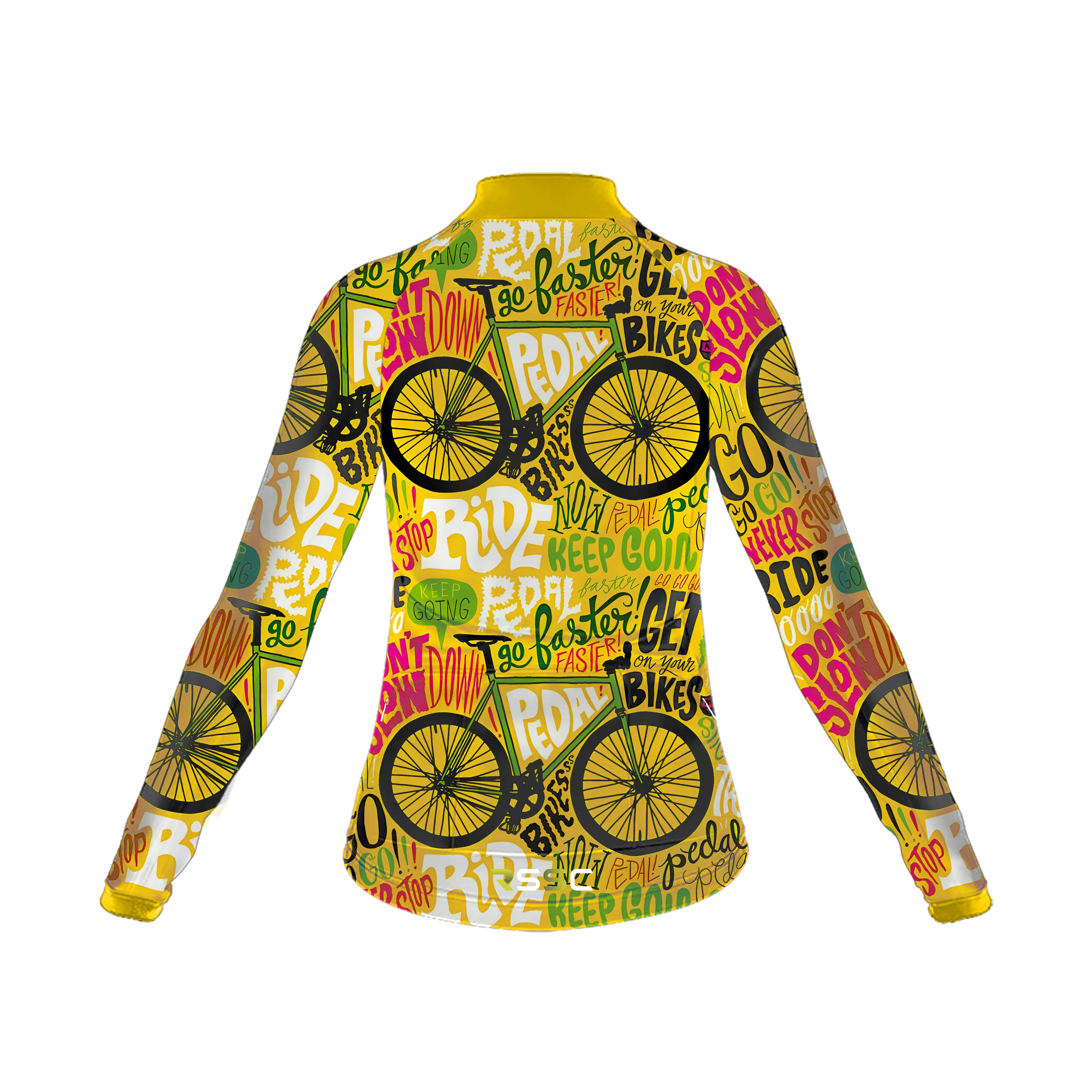 Never Stop Riding Women's Long Sleeve Cycling Kit - Image 4