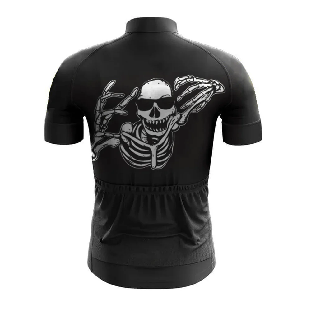 Not Too Old For Free Candy Halloween Shirt Skeleton Costume Men's Cycling Kit - Image 4