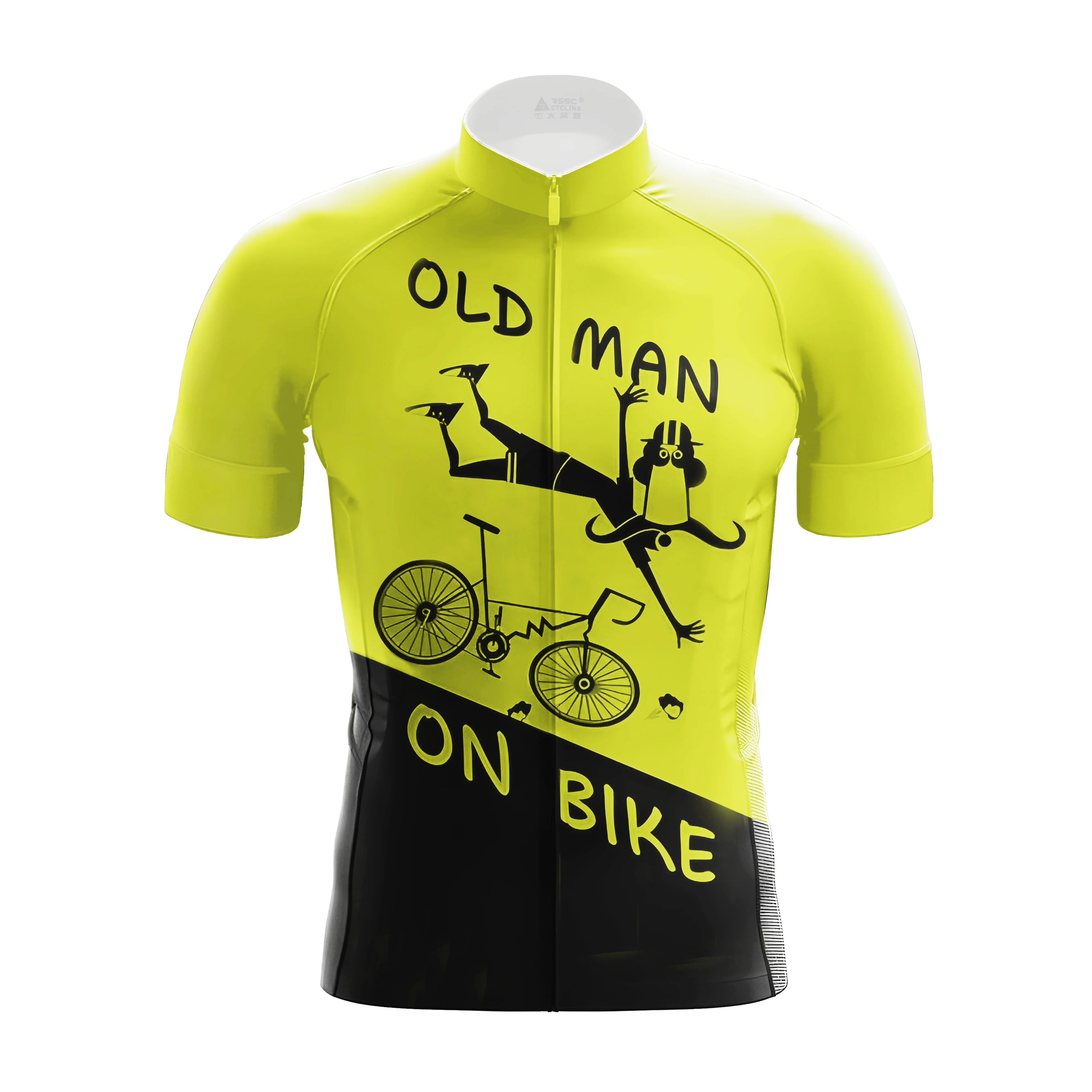 Old Man On Bike Men's Cycling Kit - Image 3