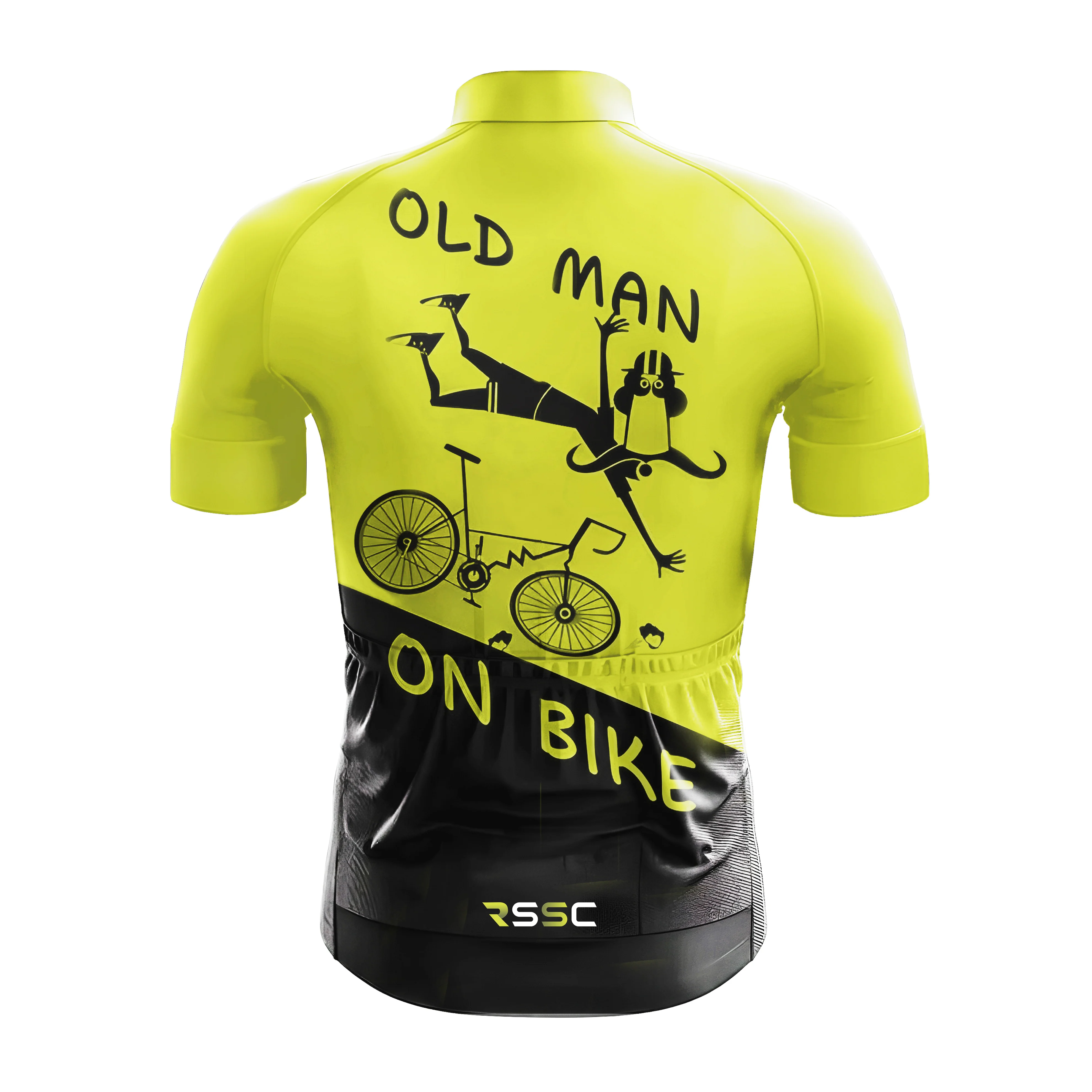 Old Man On Bike Men's Cycling Kit - Image 4