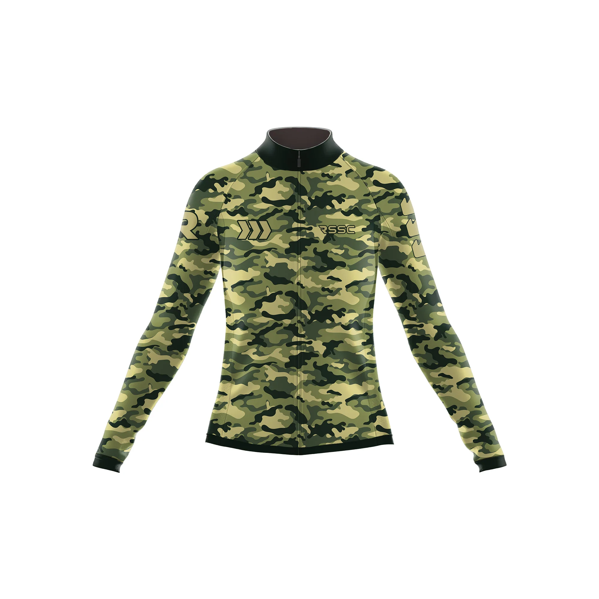 Olive Terrain Women's Long Sleeve Cycling Kit - Image 3