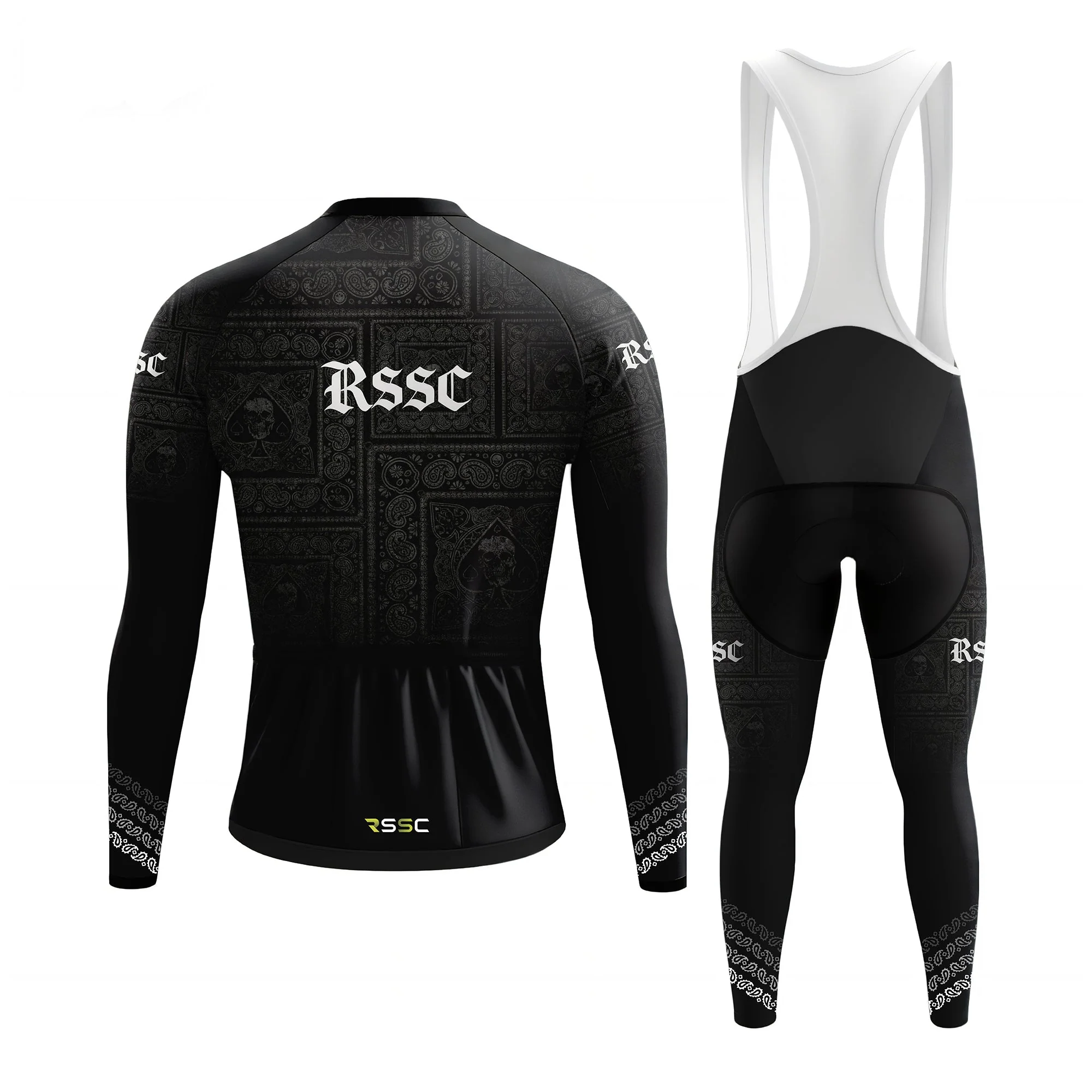 Paisley  Men's Long Sleeve Cycling Kit - Image 2