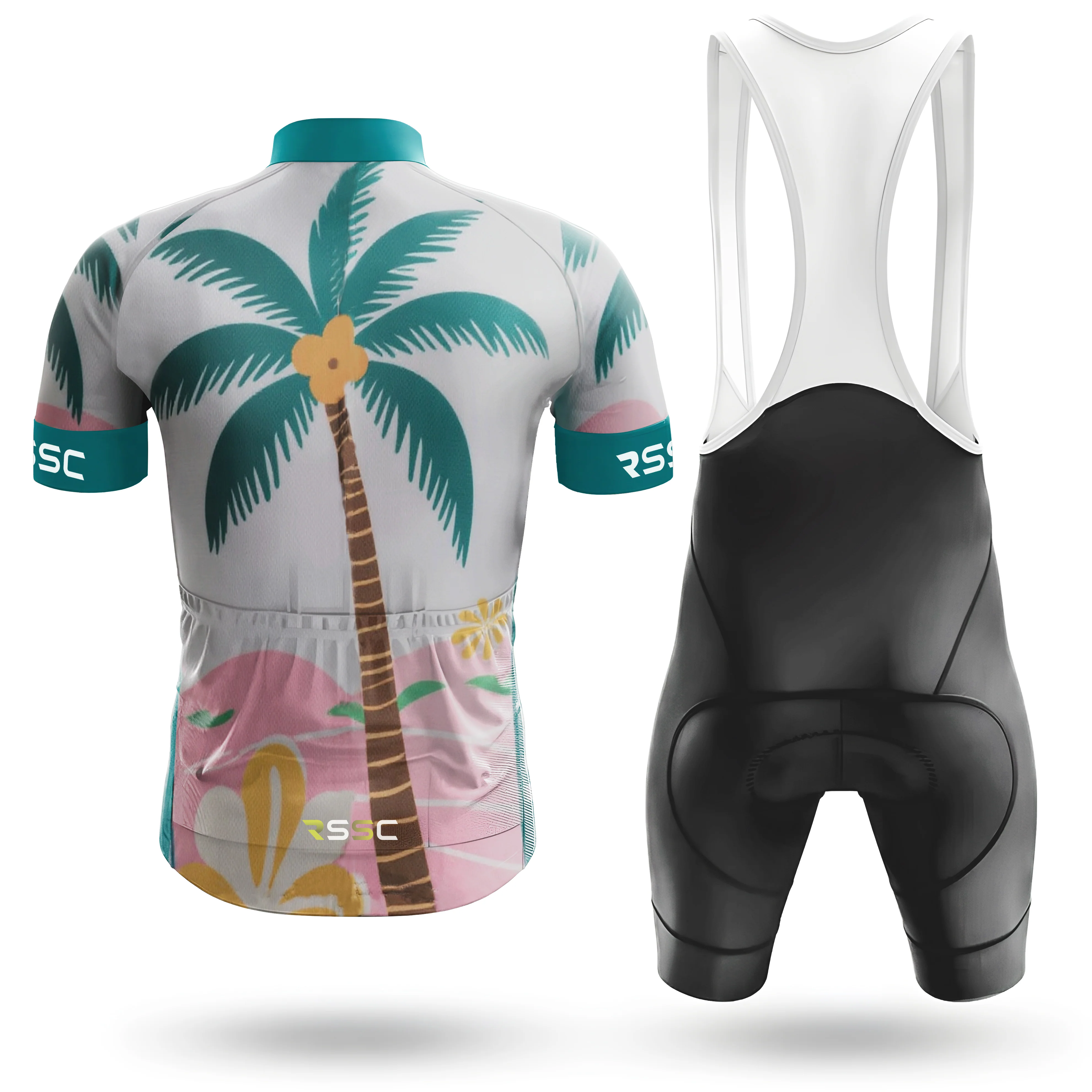 Palm Paradise Pedal Men's Cycling Kit - Image 2