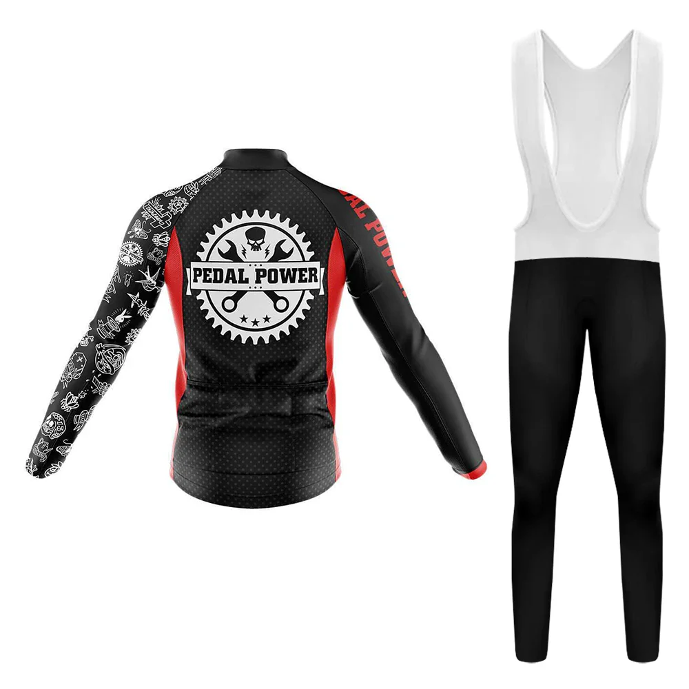 Pedal Power Men's Long Sleeve Cycling Kit - Image 2